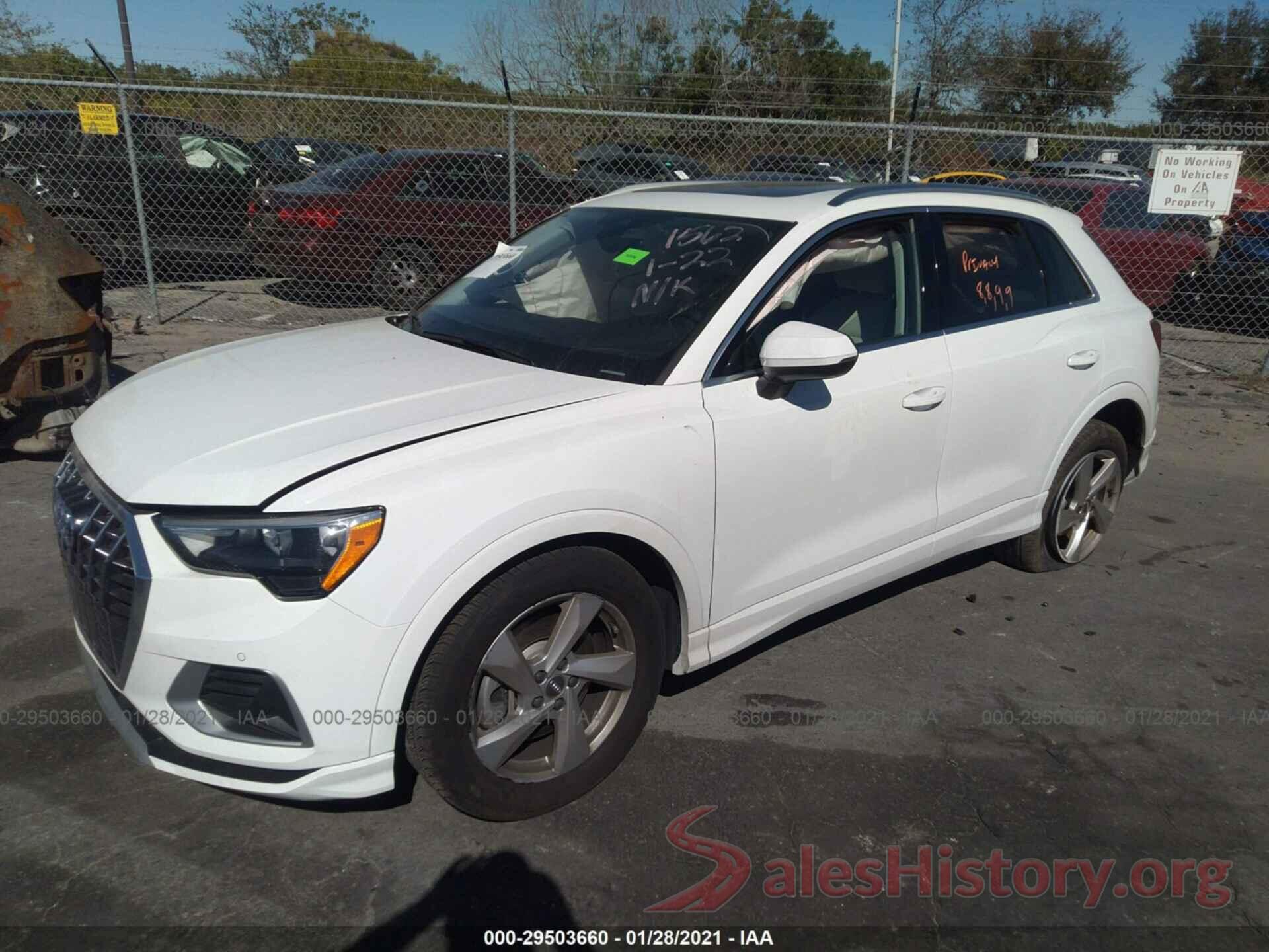 WA1AECF31L1111562 2020 AUDI Q3