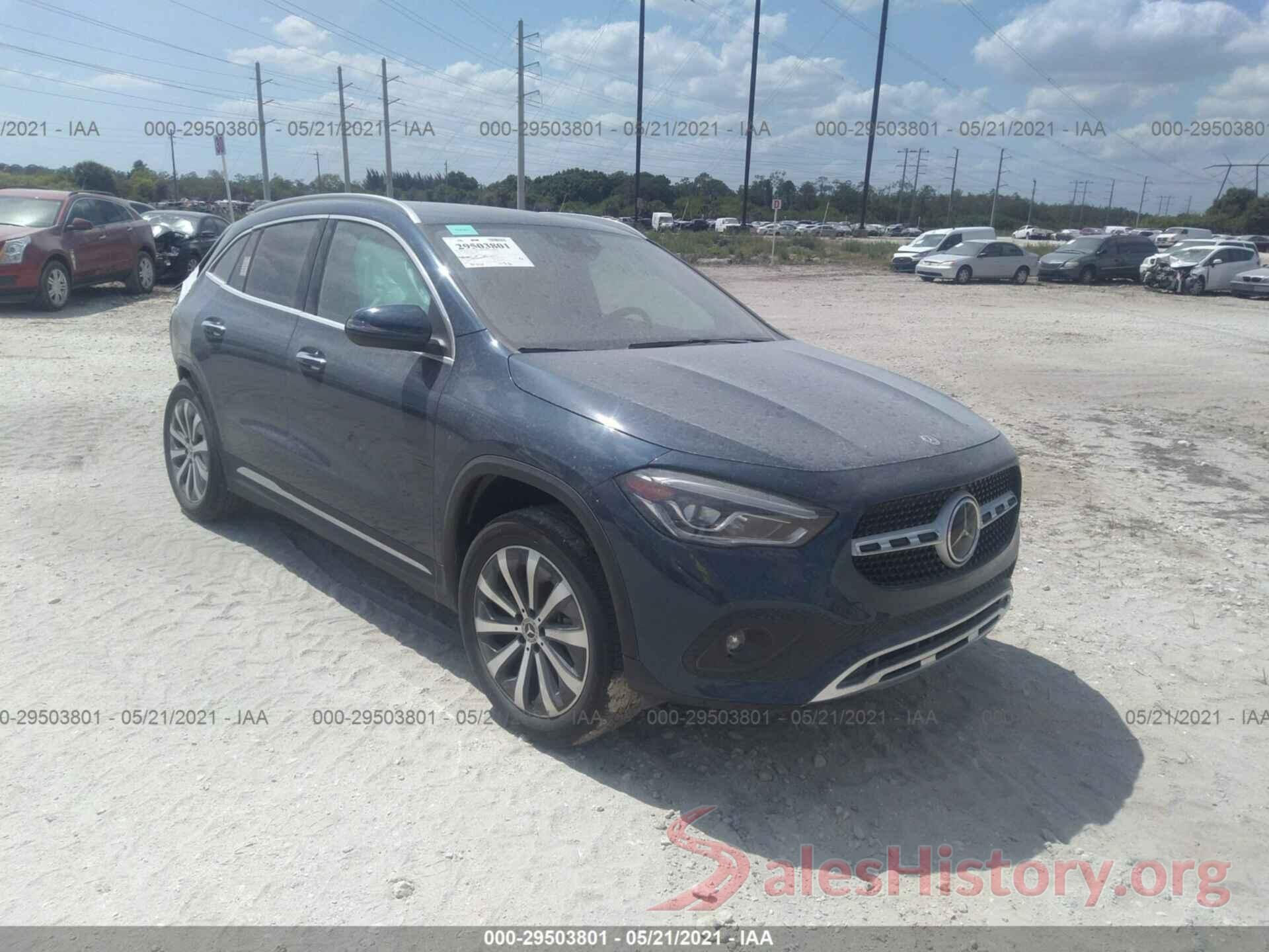 W1N4N4GB8MJ211375 2021 MERCEDES-BENZ GLA