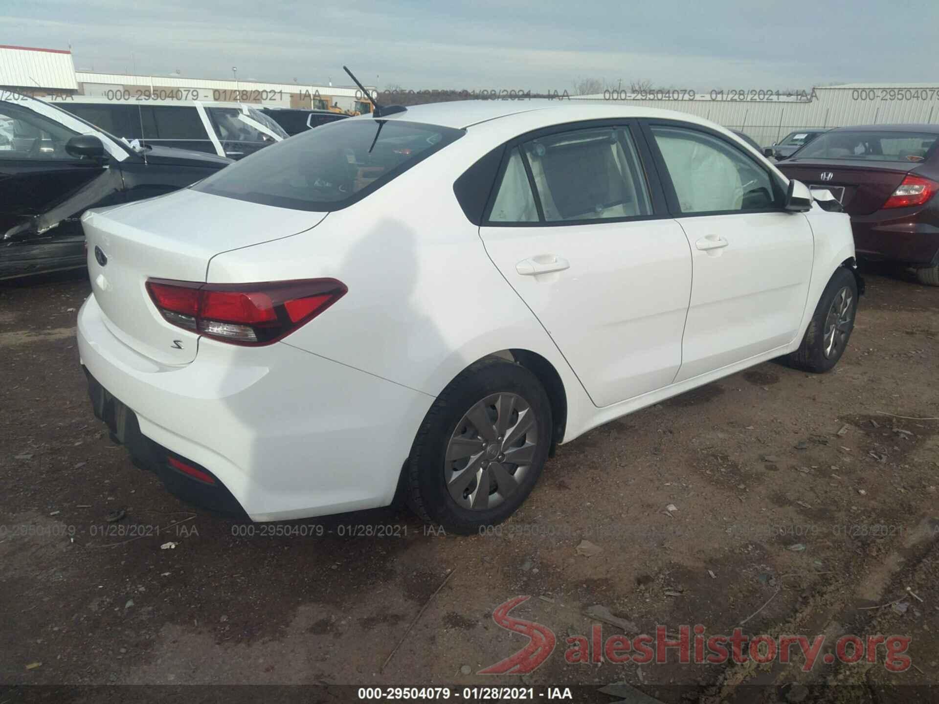 3KPA24AD9LE295828 2020 KIA RIO