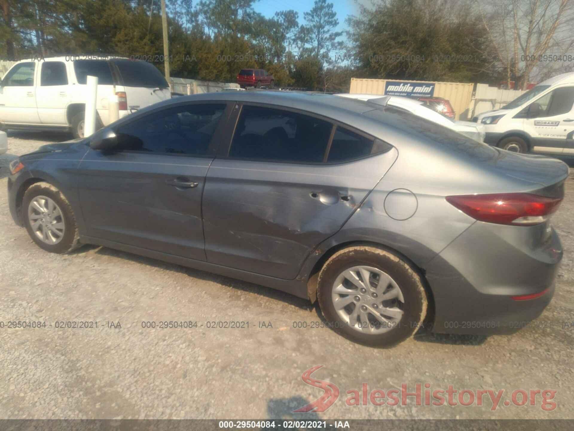 KMHD74LFXHU391386 2017 HYUNDAI ELANTRA