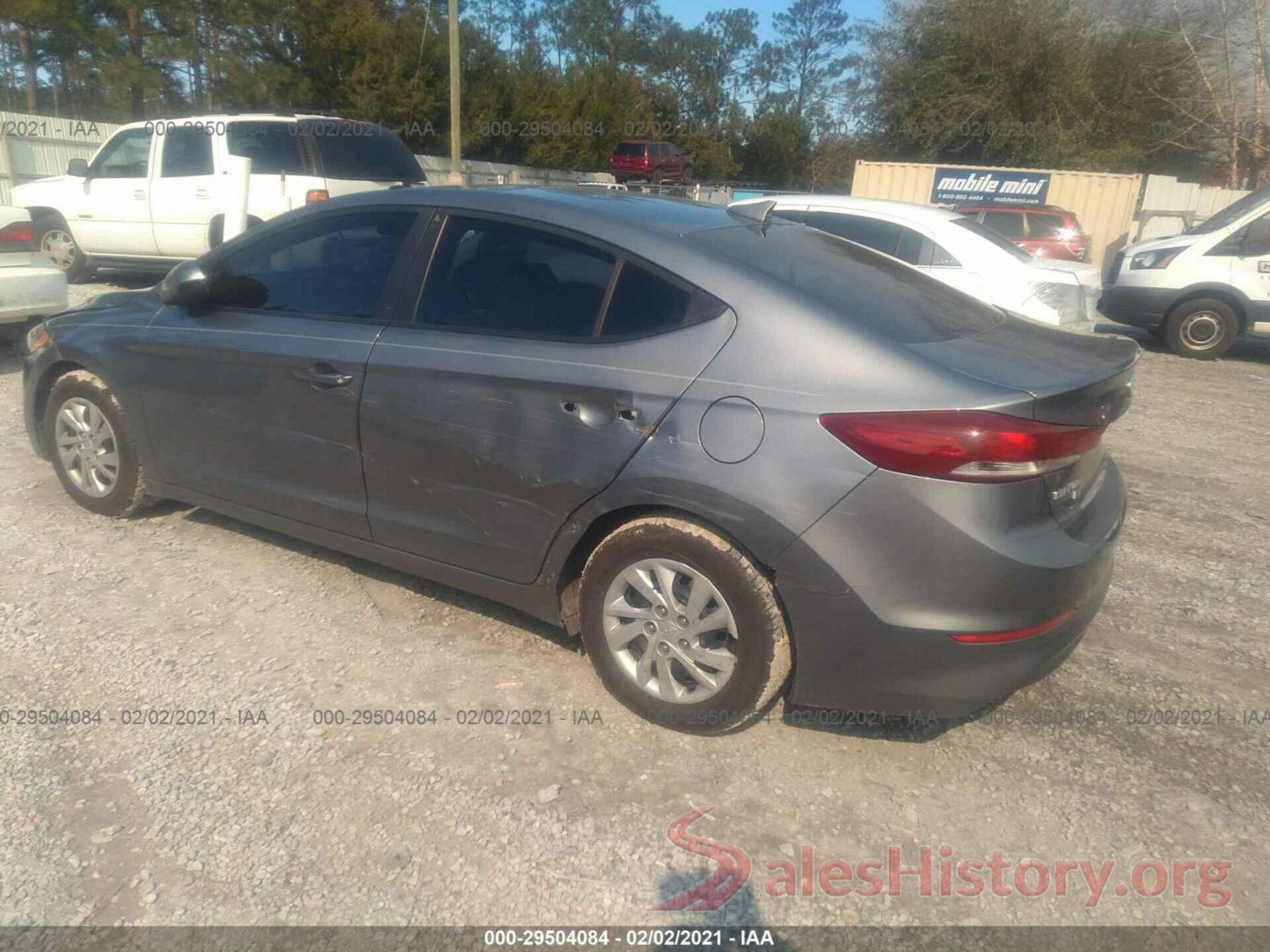 KMHD74LFXHU391386 2017 HYUNDAI ELANTRA