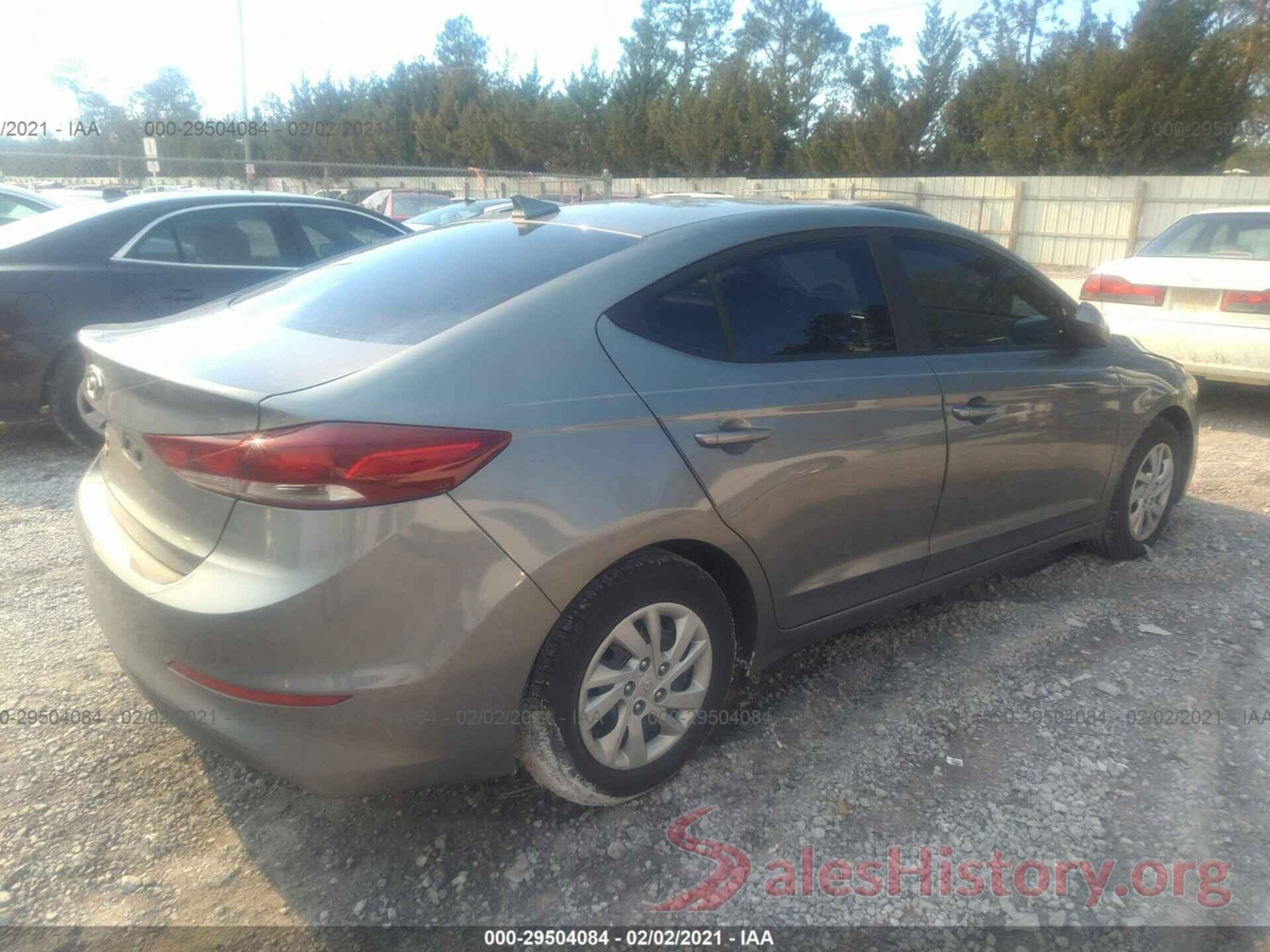 KMHD74LFXHU391386 2017 HYUNDAI ELANTRA