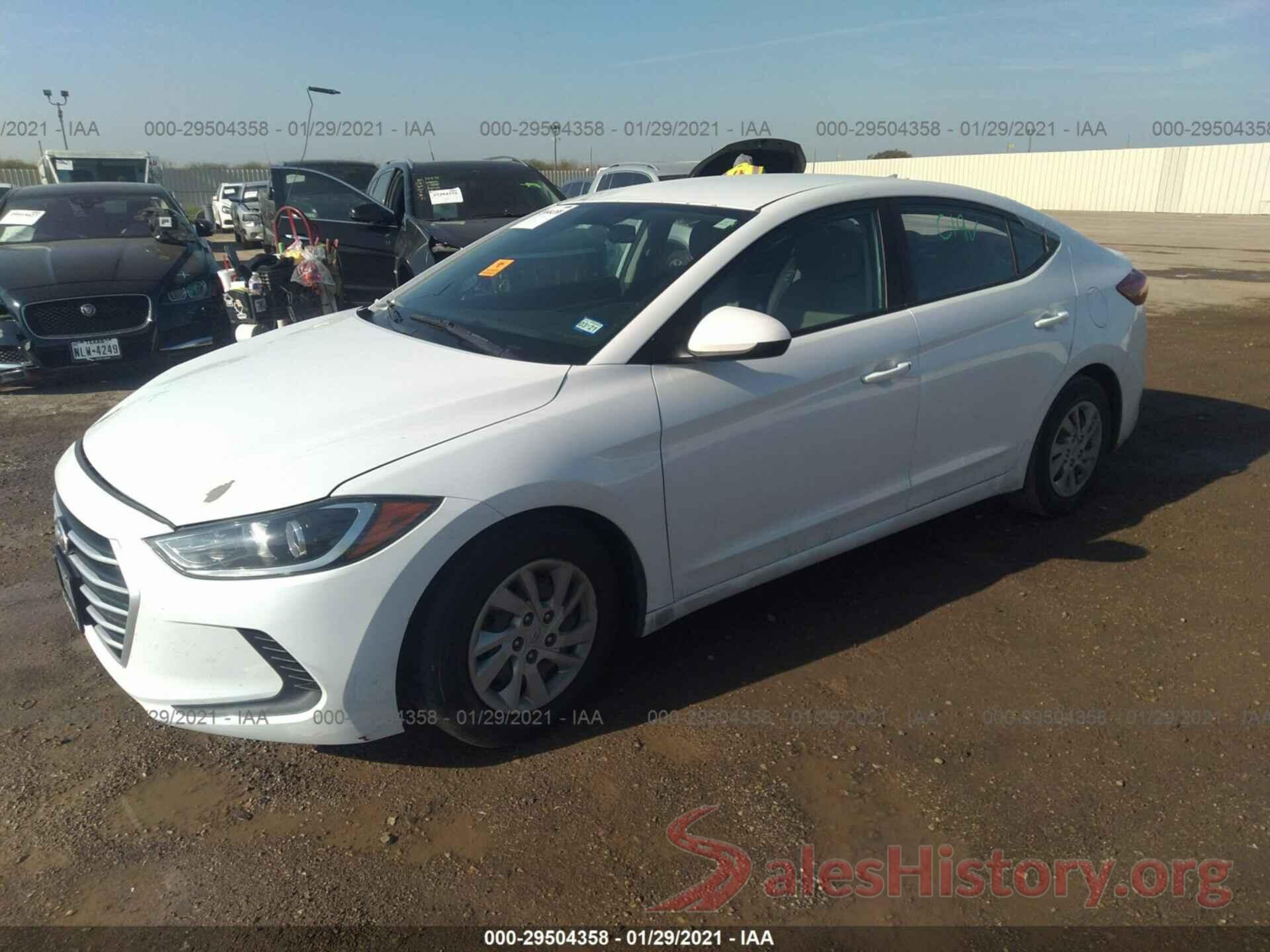 5NPD74LF2HH182805 2017 HYUNDAI ELANTRA