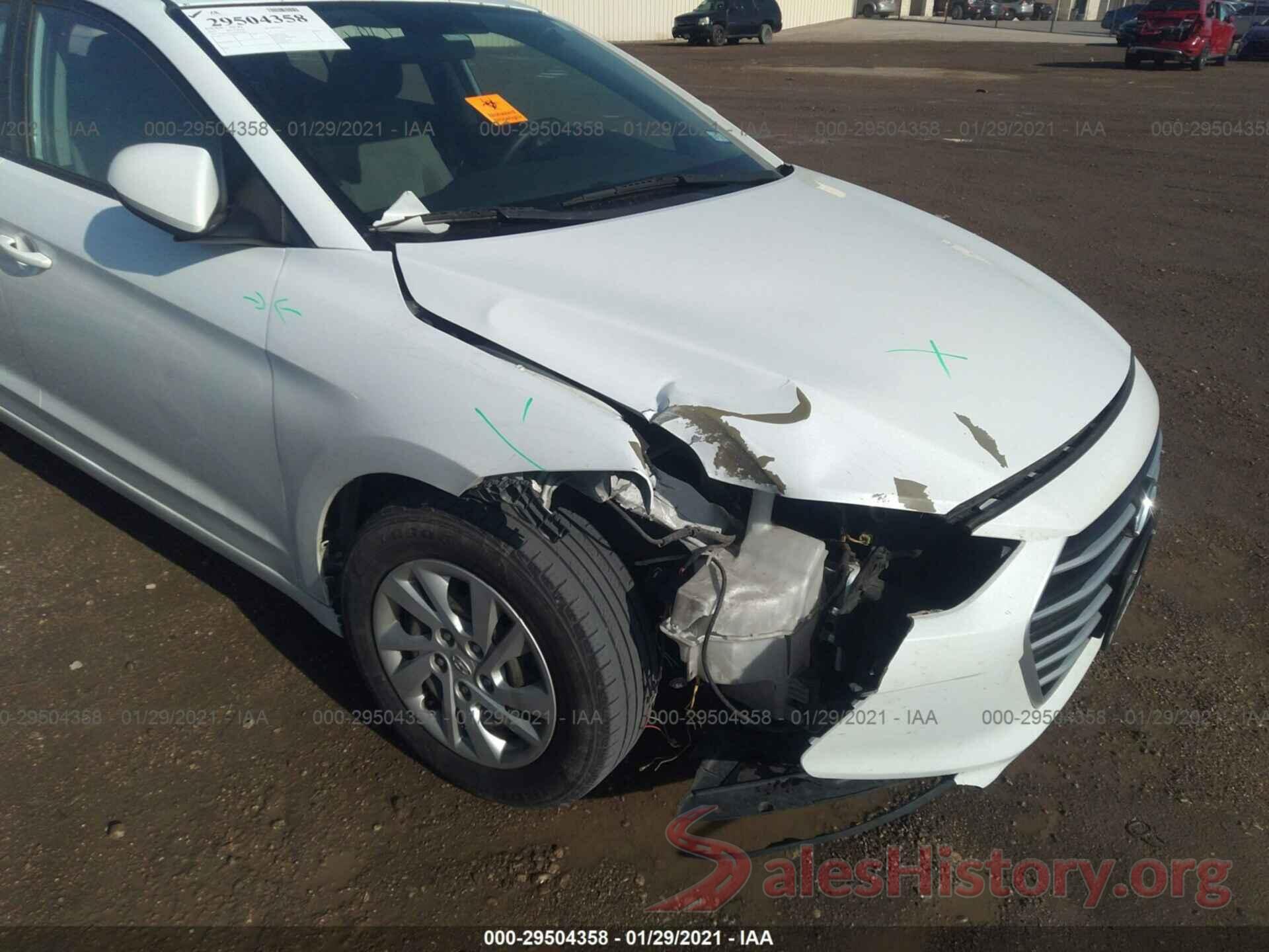 5NPD74LF2HH182805 2017 HYUNDAI ELANTRA