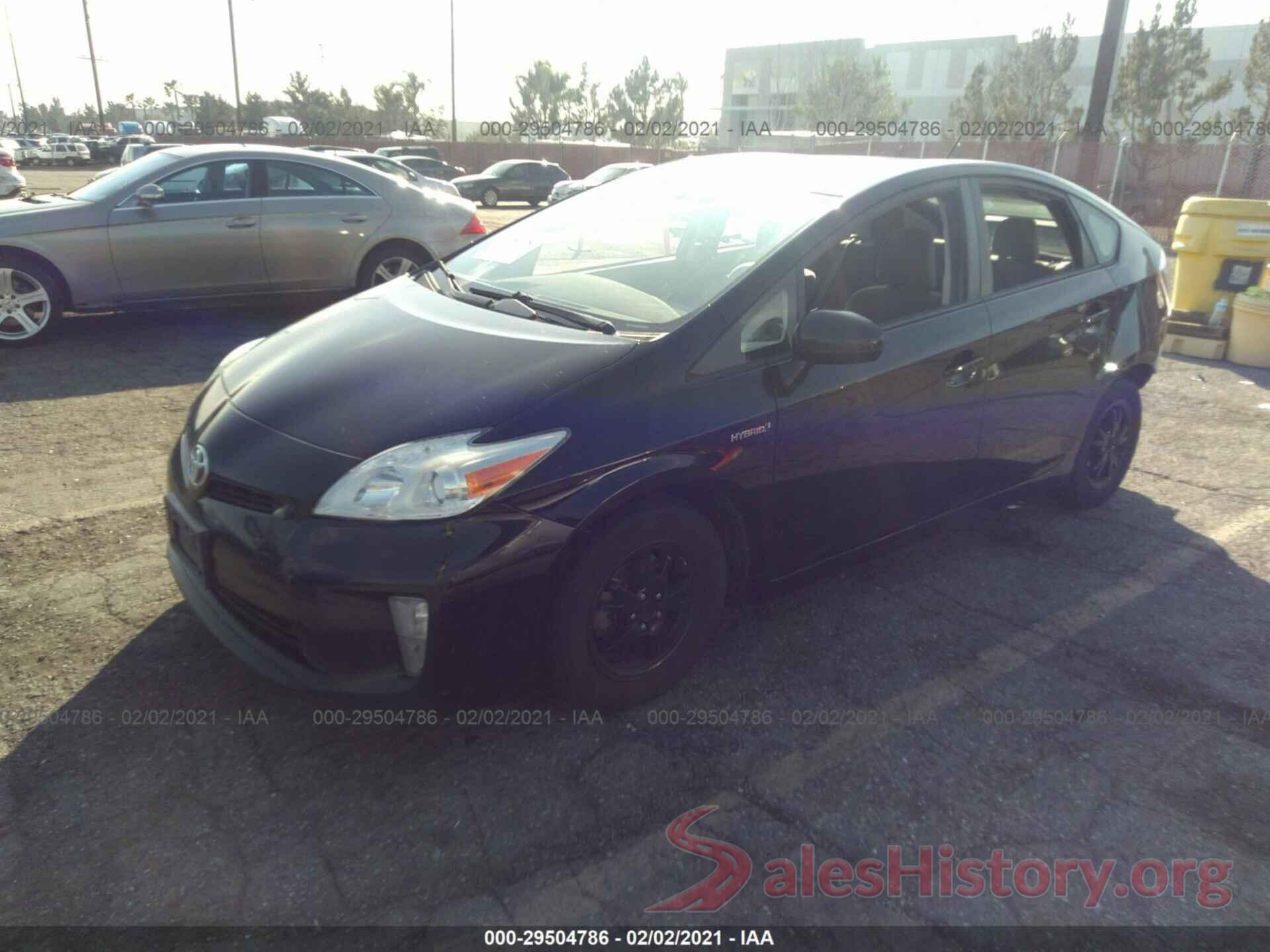 JTDKN3DU9F2003601 2015 TOYOTA PRIUS