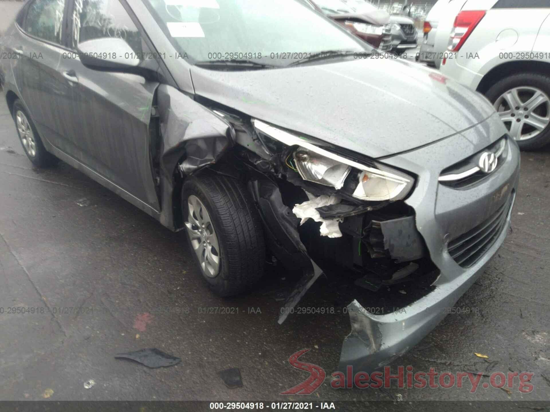 KMHCT4AE2GU968511 2016 HYUNDAI ACCENT