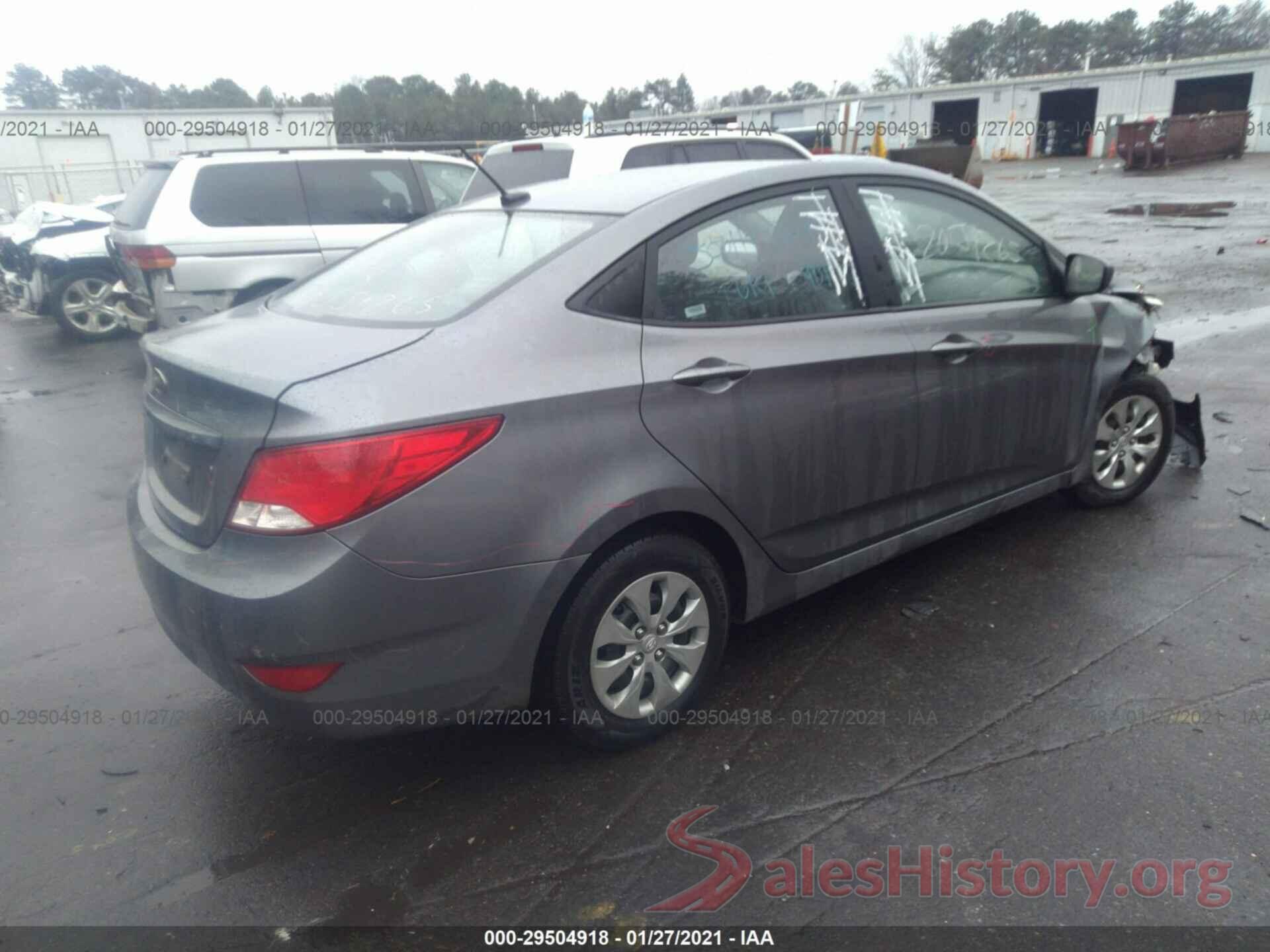 KMHCT4AE2GU968511 2016 HYUNDAI ACCENT