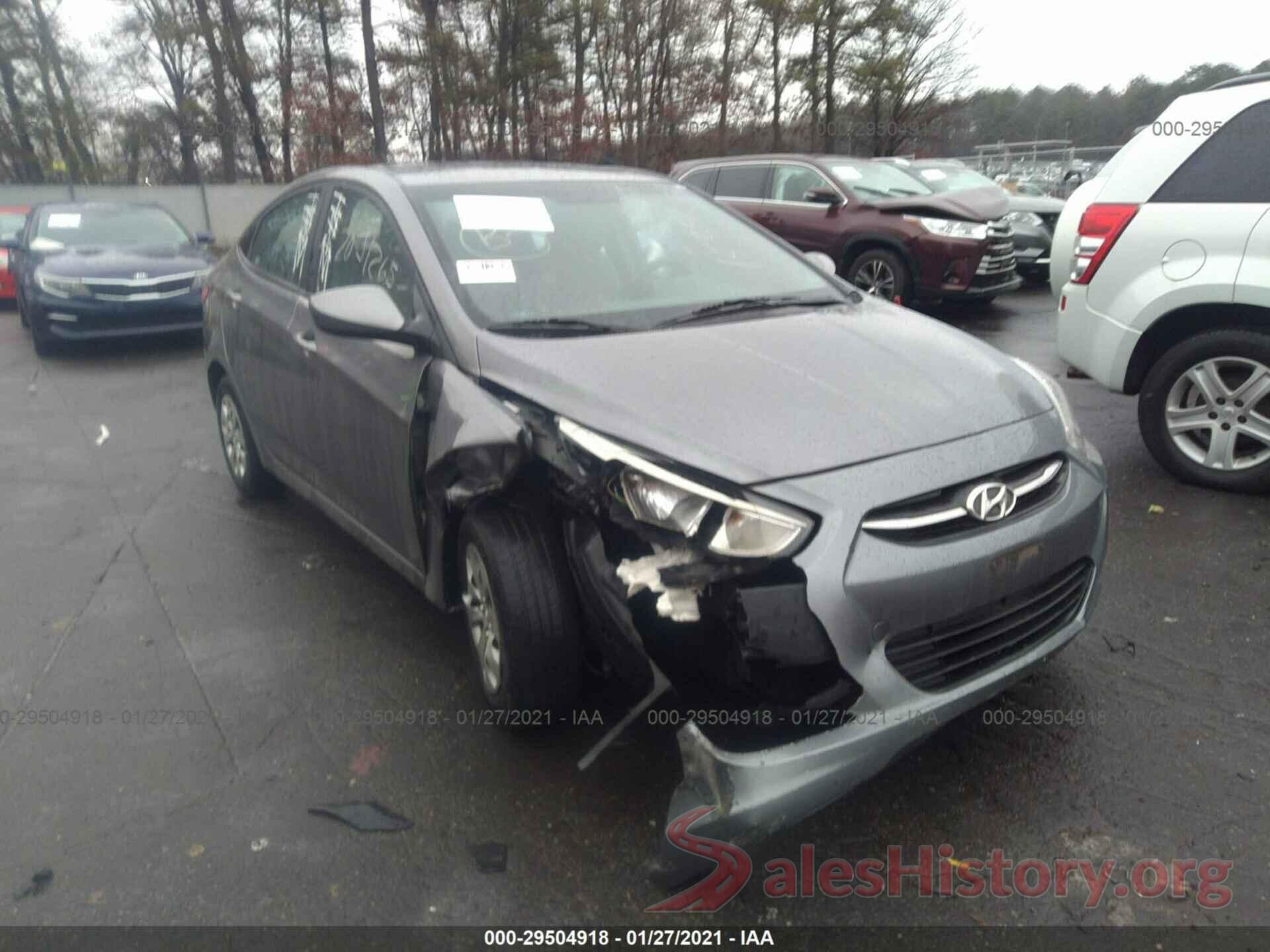 KMHCT4AE2GU968511 2016 HYUNDAI ACCENT