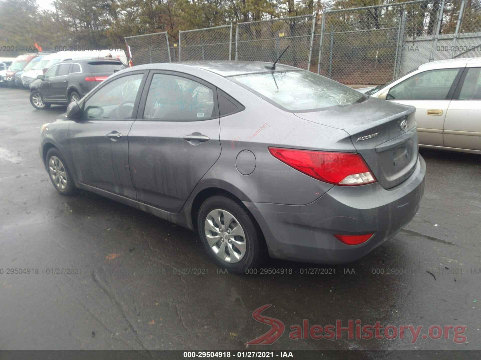 KMHCT4AE2GU968511 2016 HYUNDAI ACCENT