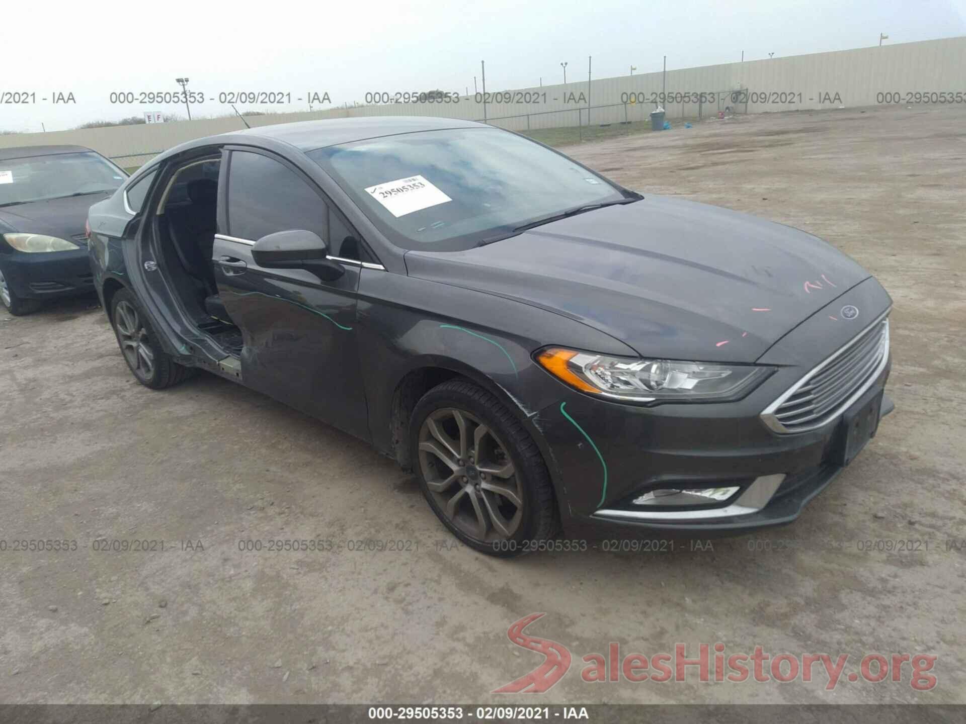 3FA6P0HD6HR186593 2017 FORD FUSION