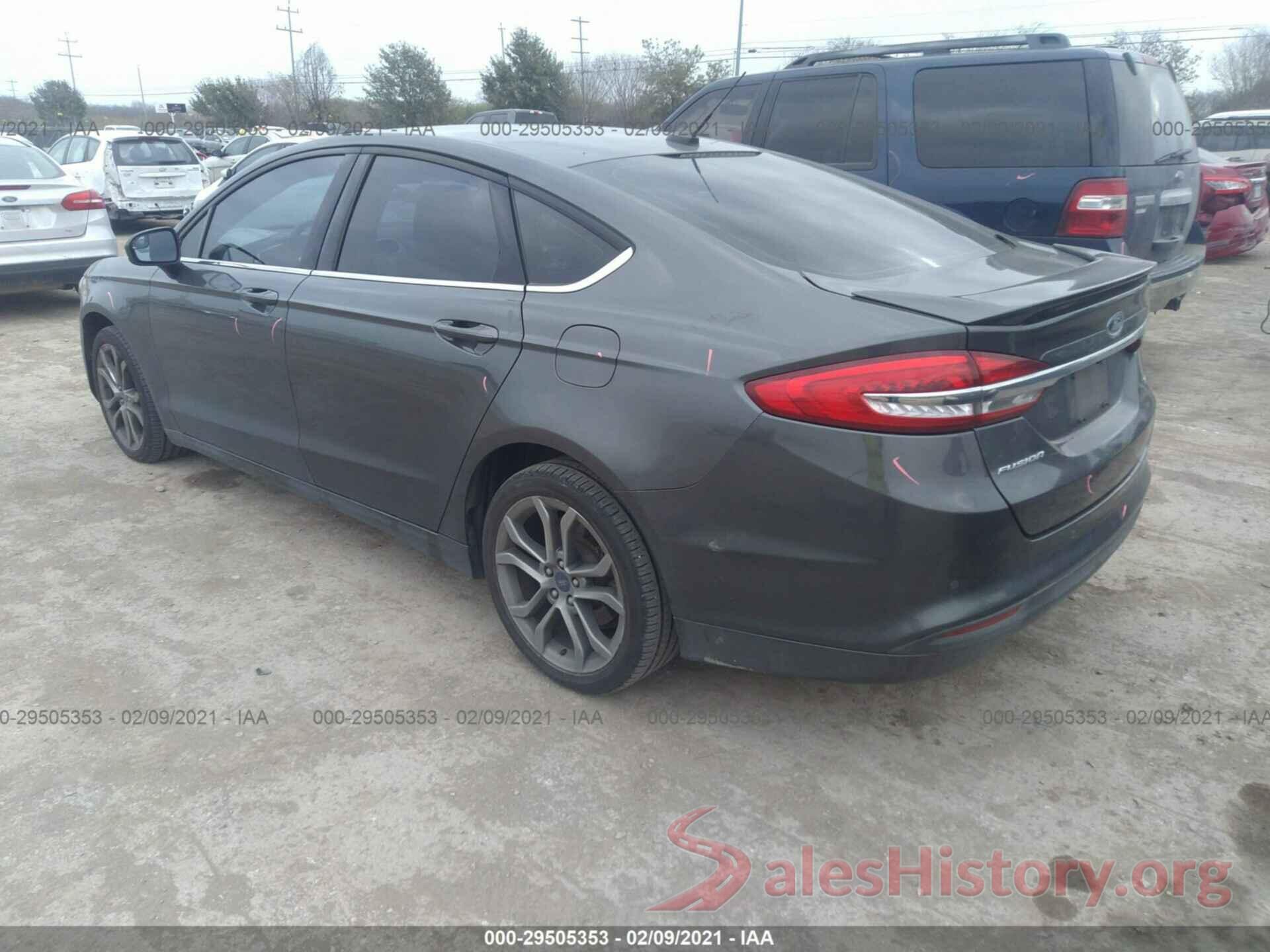 3FA6P0HD6HR186593 2017 FORD FUSION