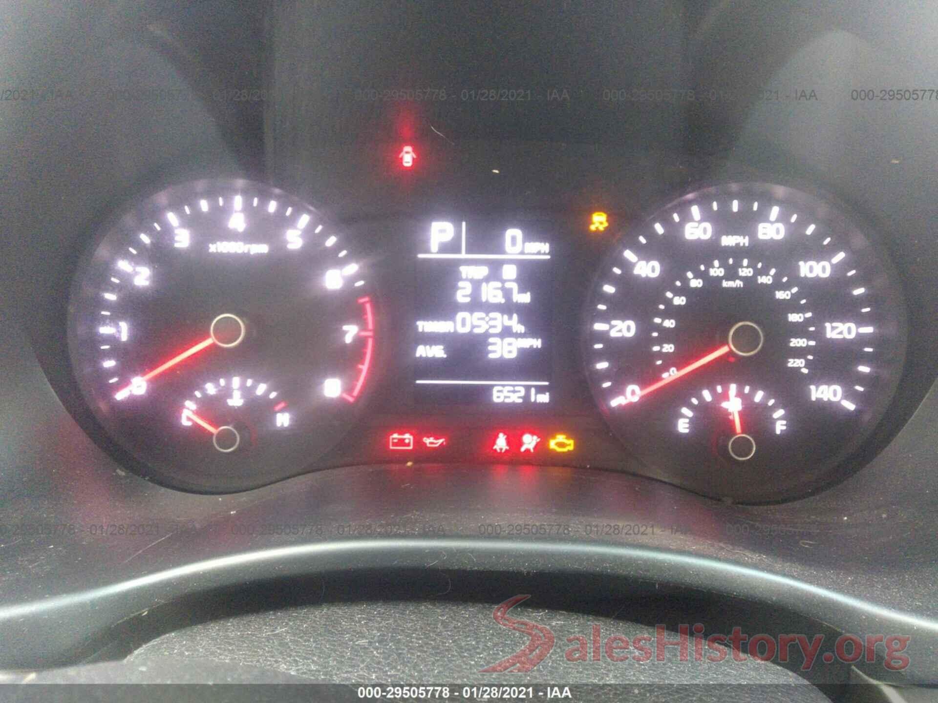 3KPA24AD1LE318051 2020 KIA RIO