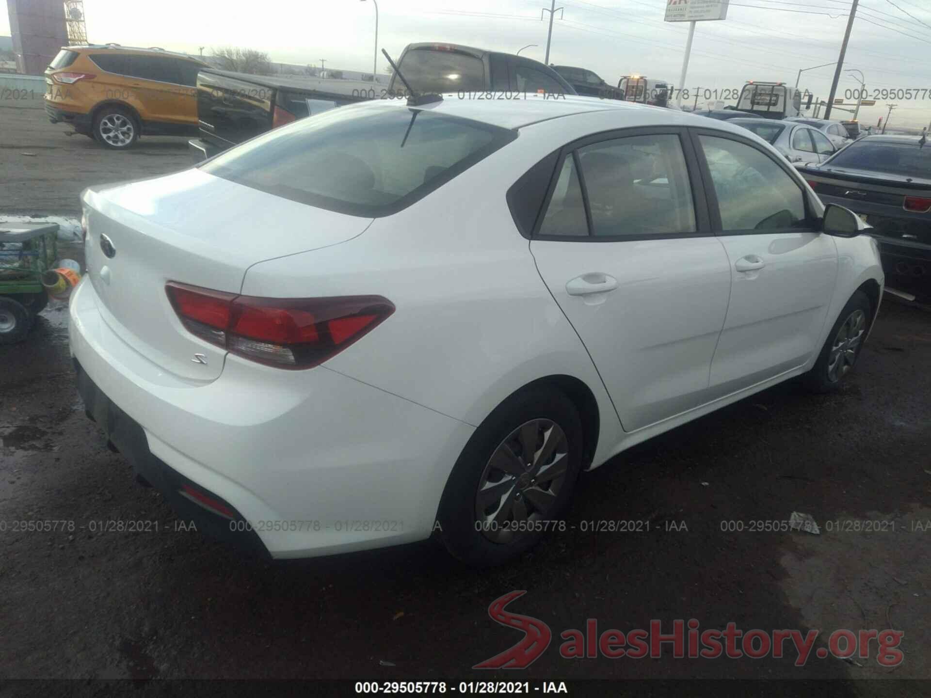 3KPA24AD1LE318051 2020 KIA RIO