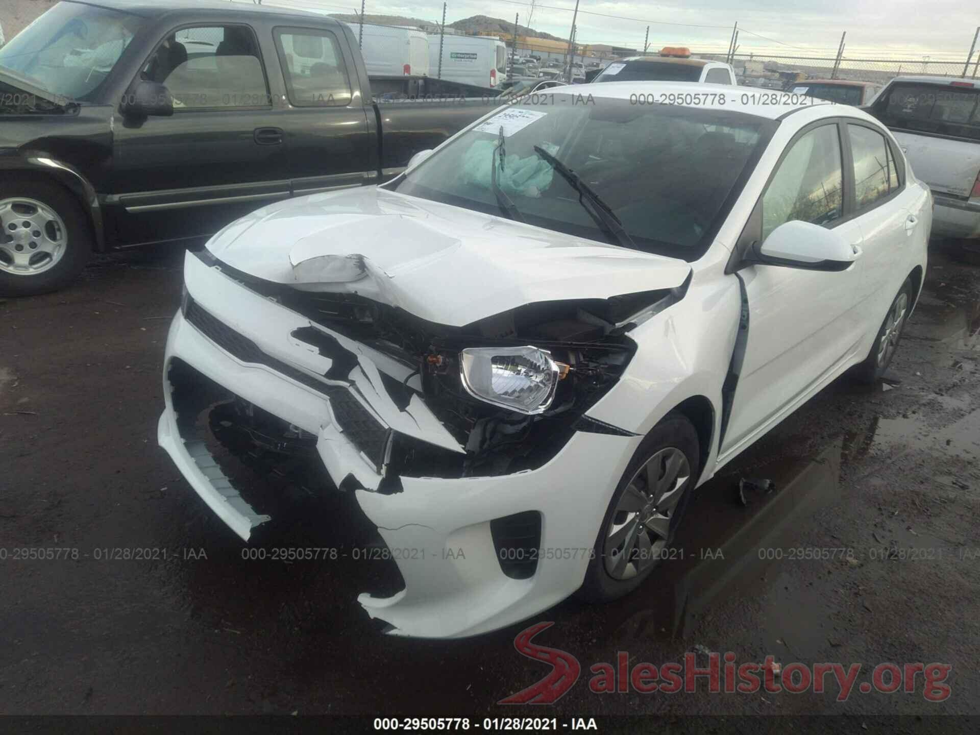 3KPA24AD1LE318051 2020 KIA RIO