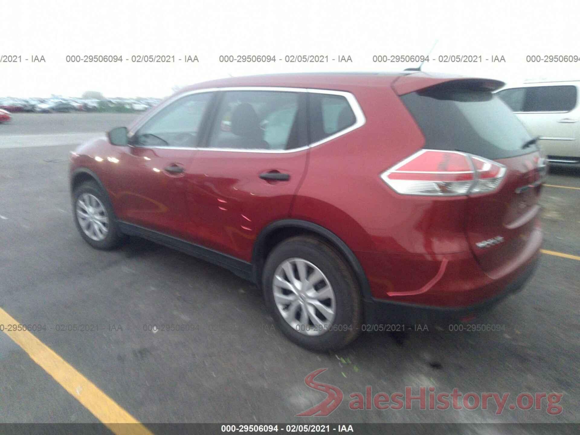 KNMAT2MV3GP597062 2016 NISSAN ROGUE