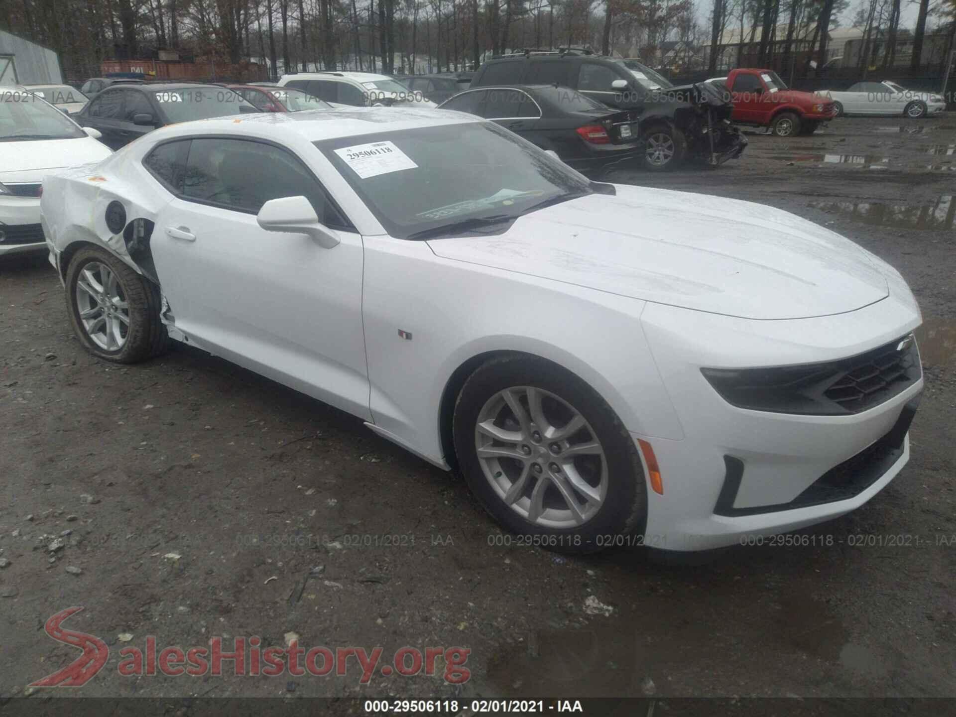 2021 CHEVROLET CAMARO VIN 1G1FB1RX7M0102064, auction photo