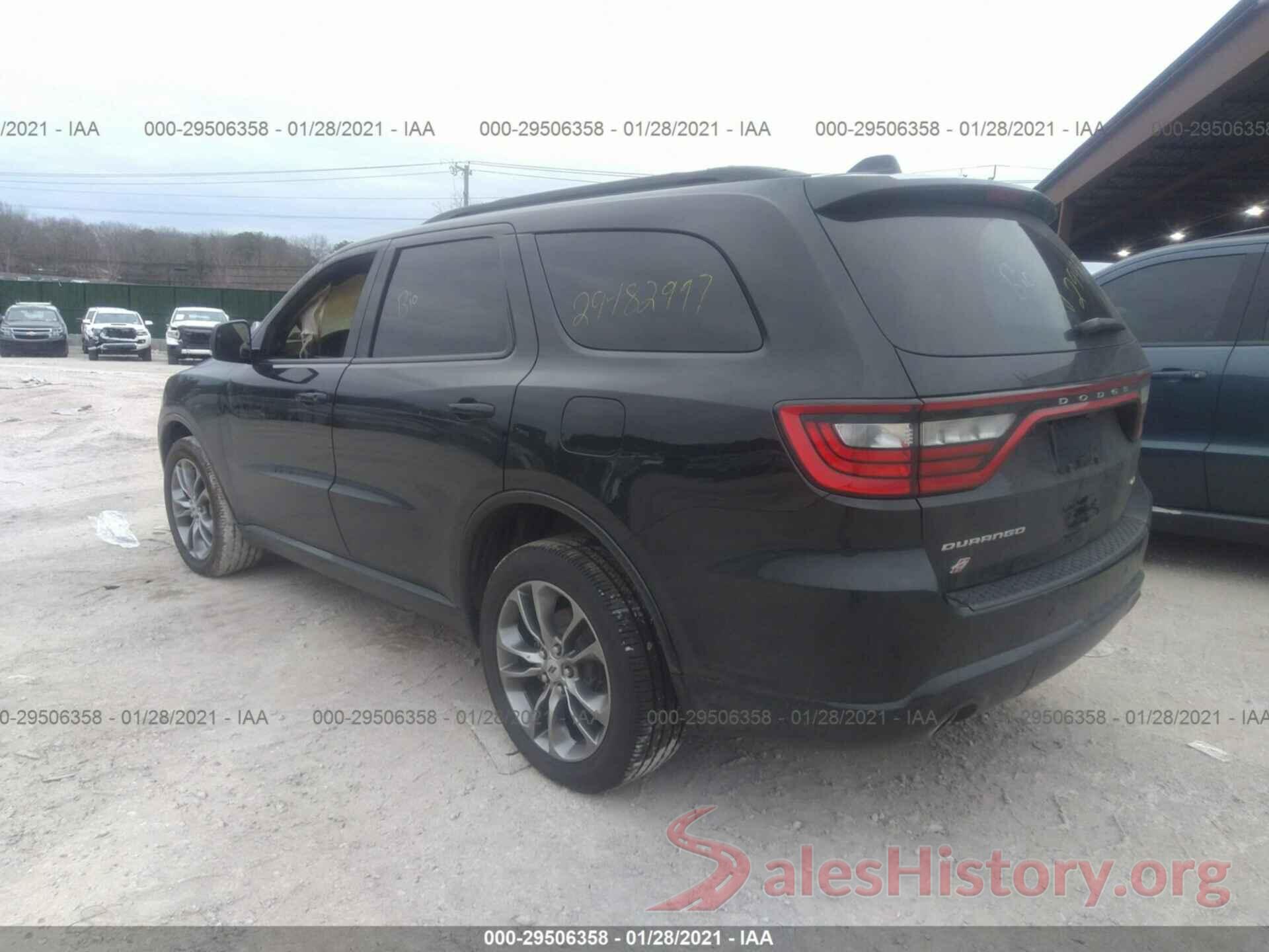 1C4RDJDG5LC220309 2020 DODGE DURANGO