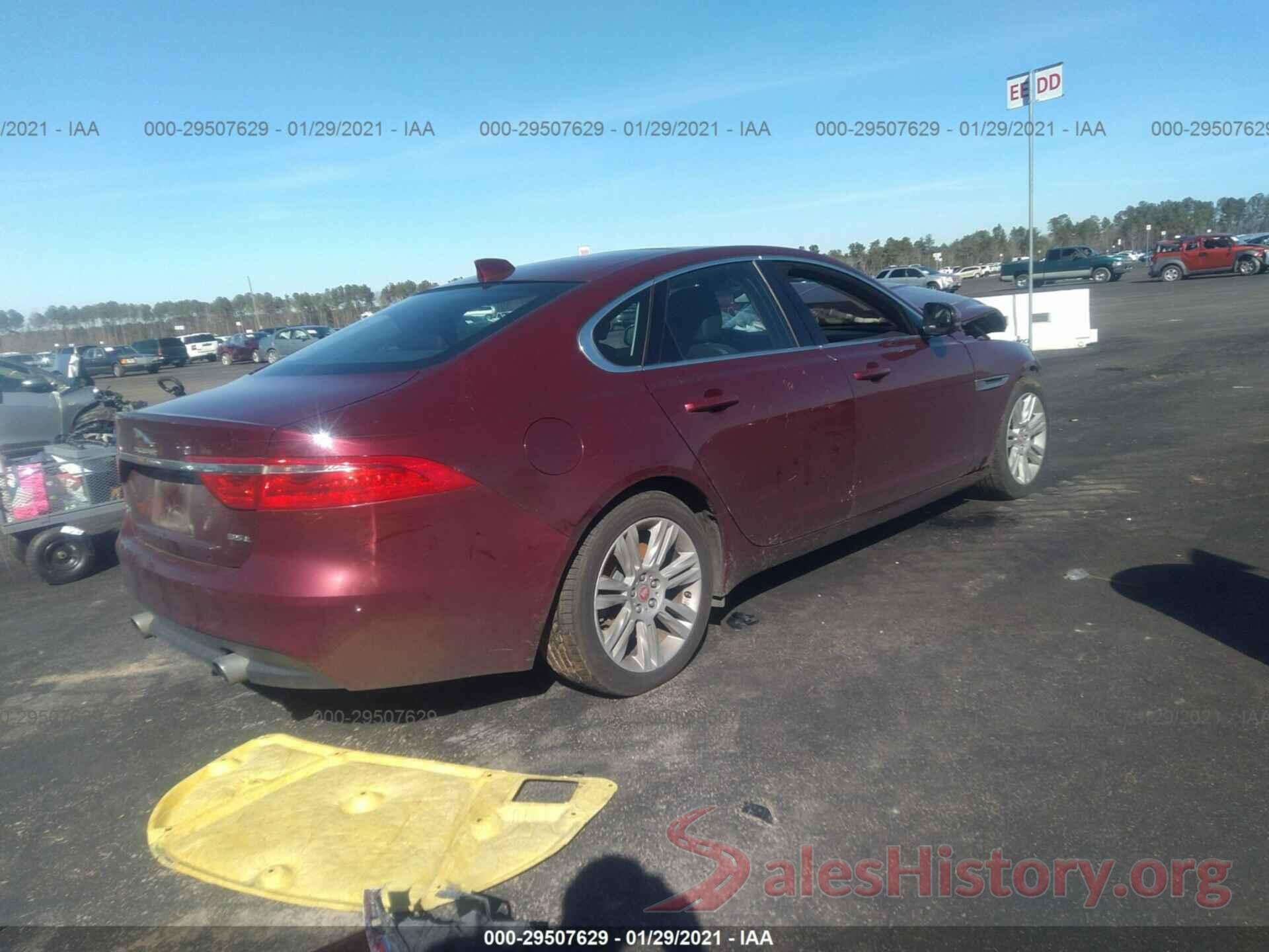 SAJBD4BV6GCY09333 2016 JAGUAR XF