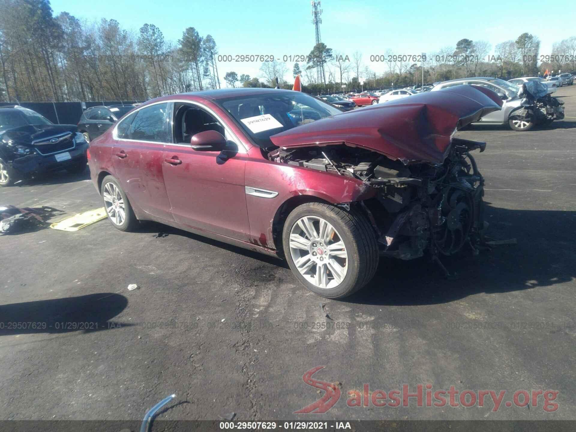 SAJBD4BV6GCY09333 2016 JAGUAR XF