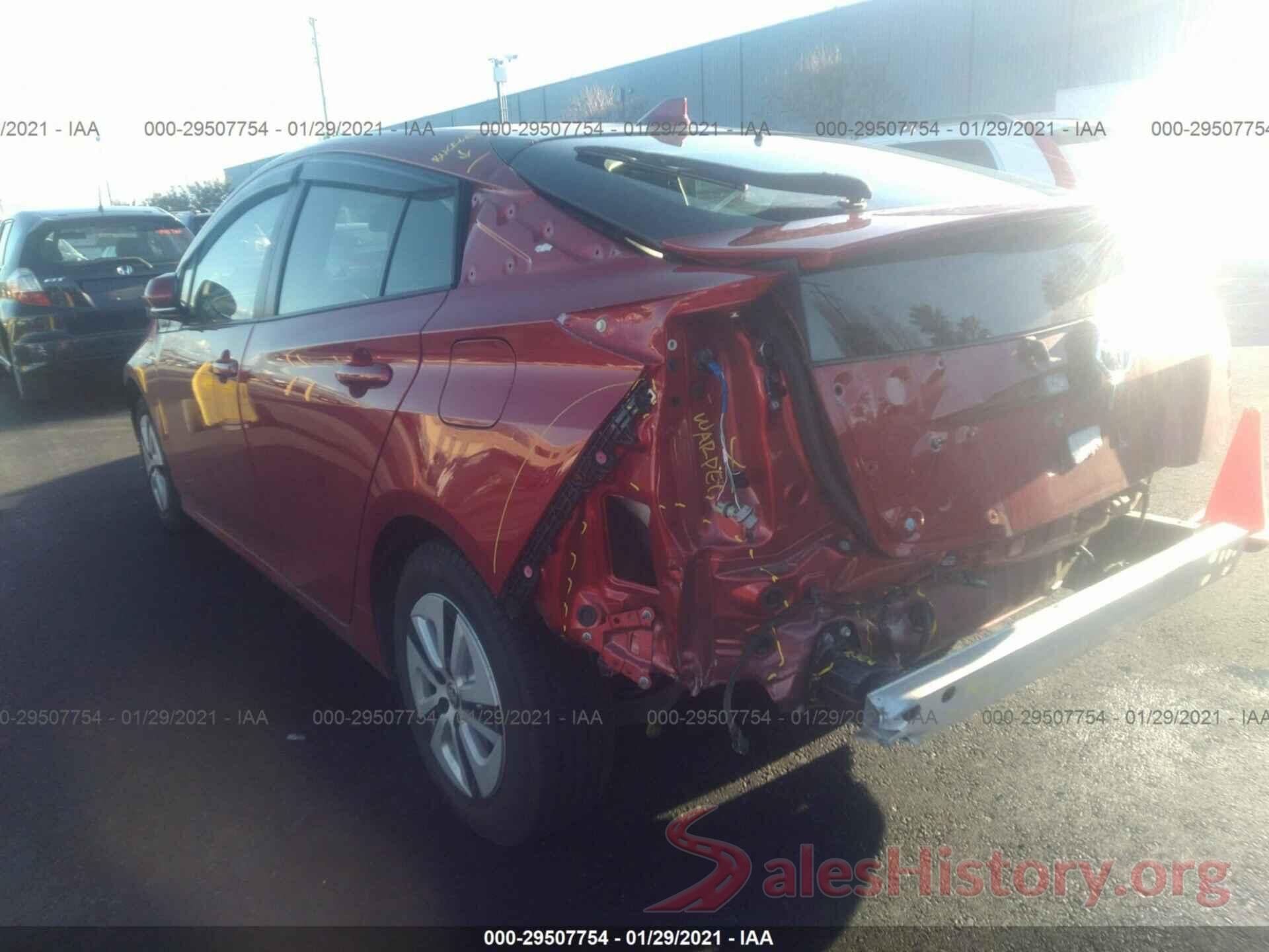 JTDKBRFU5H3564108 2017 TOYOTA PRIUS