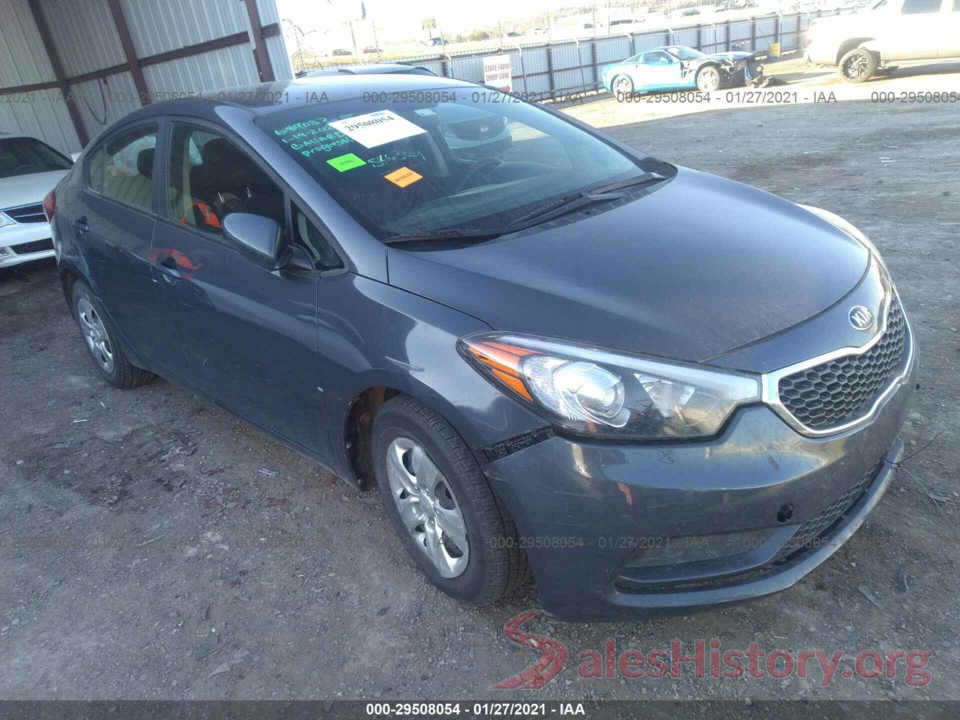 KNAFK4A60G5620033 2016 KIA FORTE