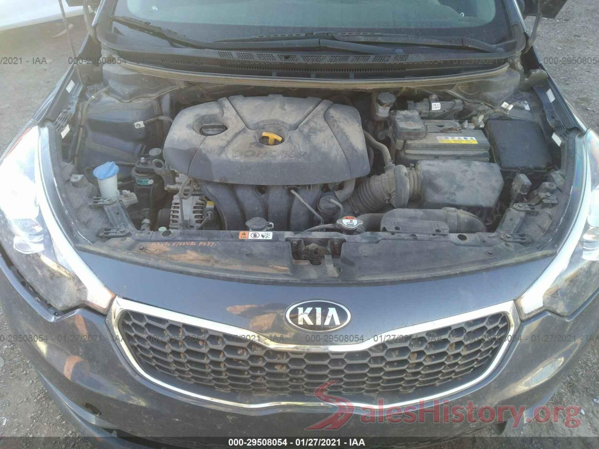 KNAFK4A60G5620033 2016 KIA FORTE