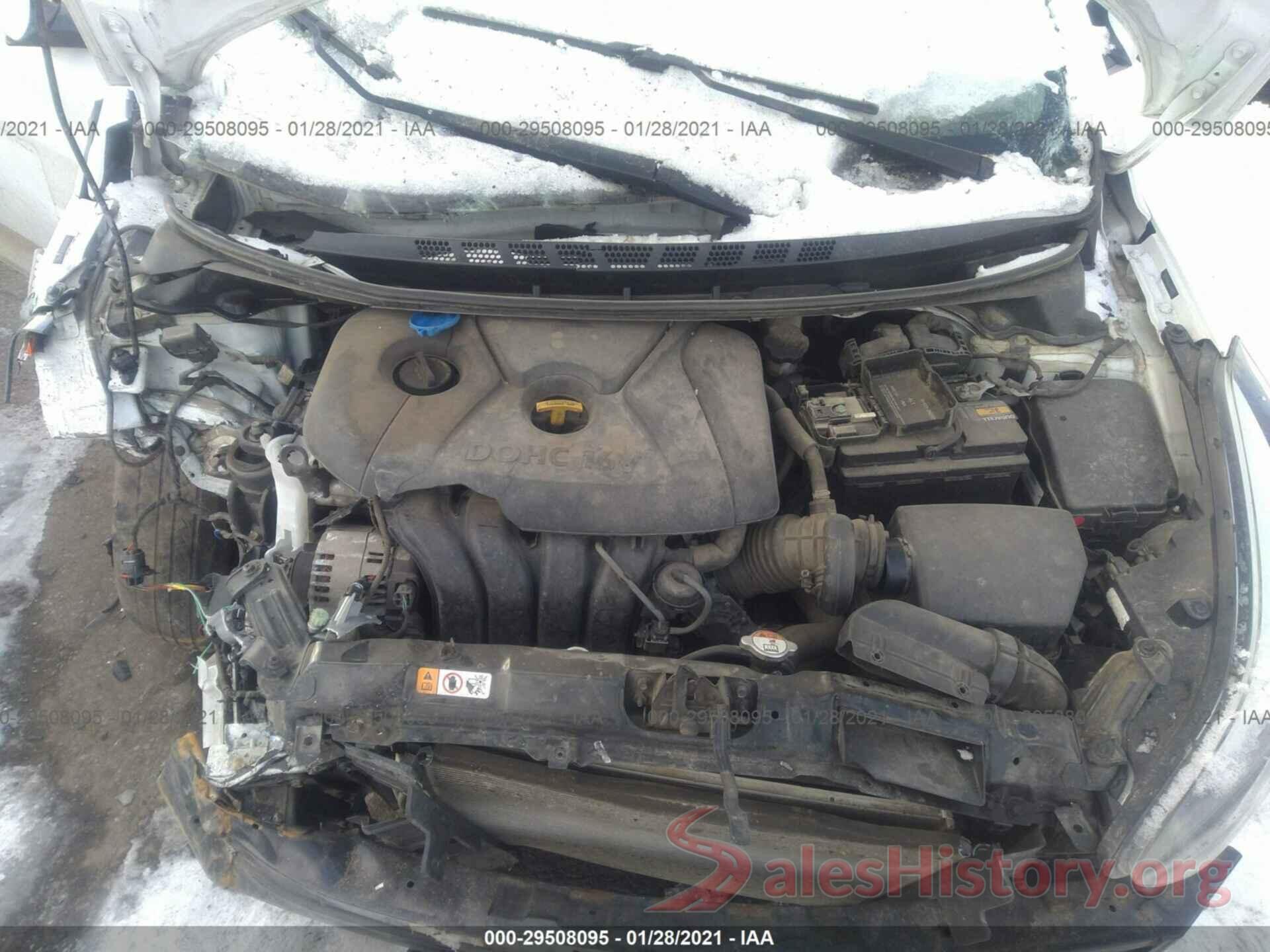 5NPDH4AE6GH704034 2016 HYUNDAI ELANTRA