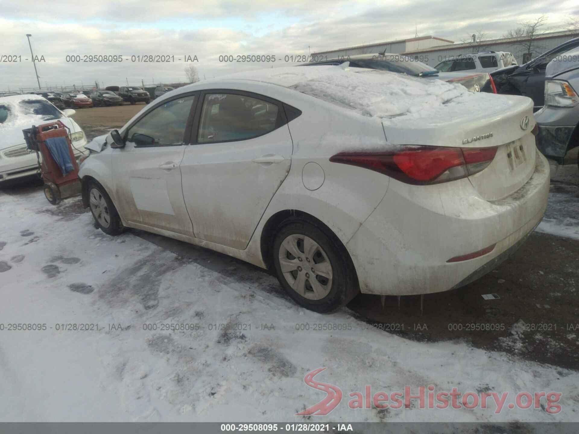 5NPDH4AE6GH704034 2016 HYUNDAI ELANTRA