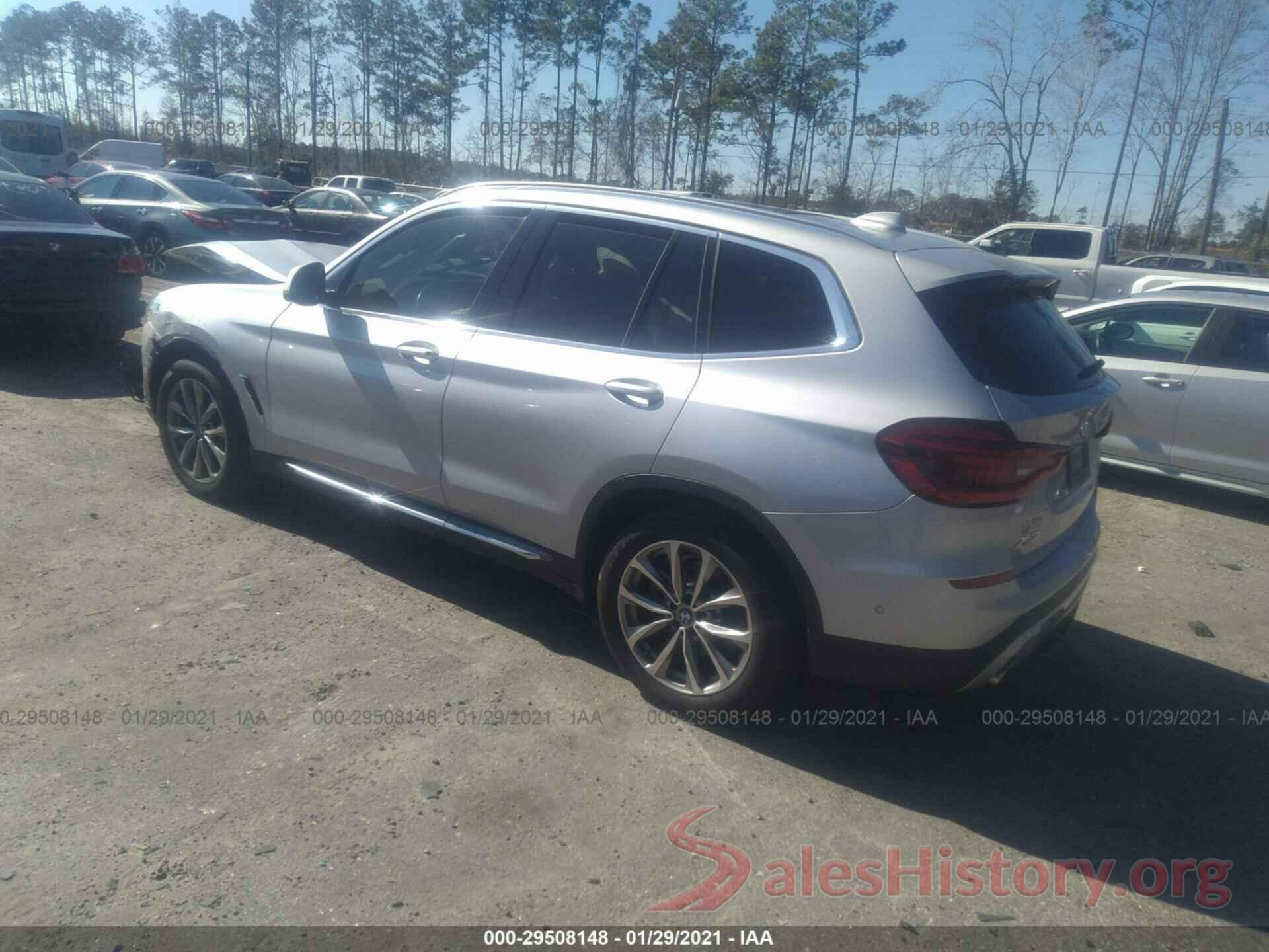 5UXTR7C50KLR44657 2019 BMW X3