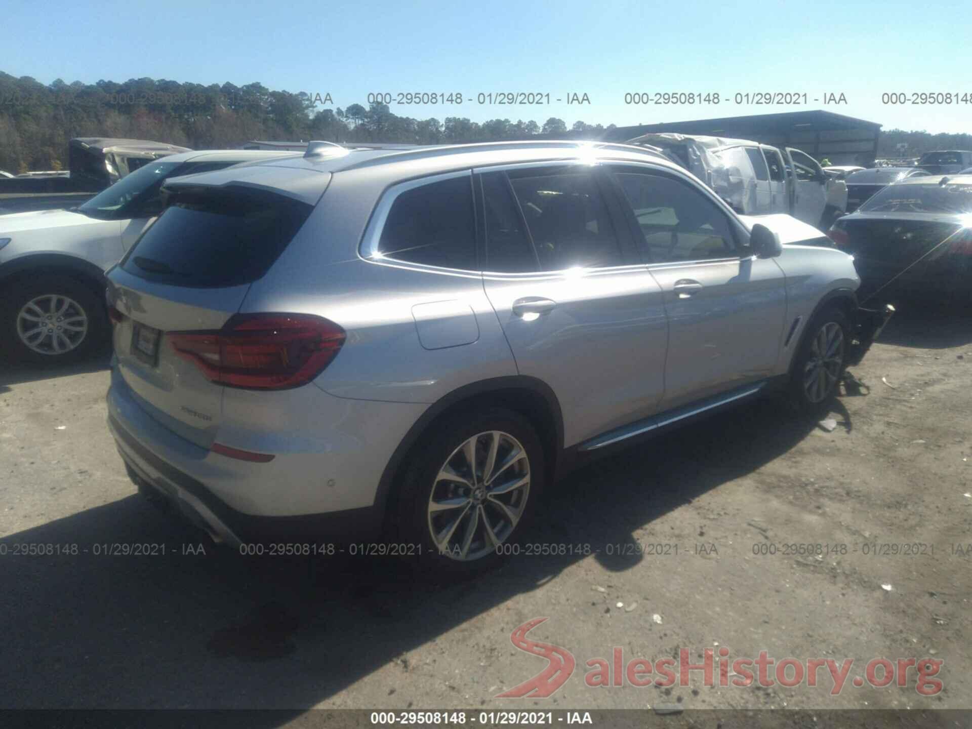 5UXTR7C50KLR44657 2019 BMW X3