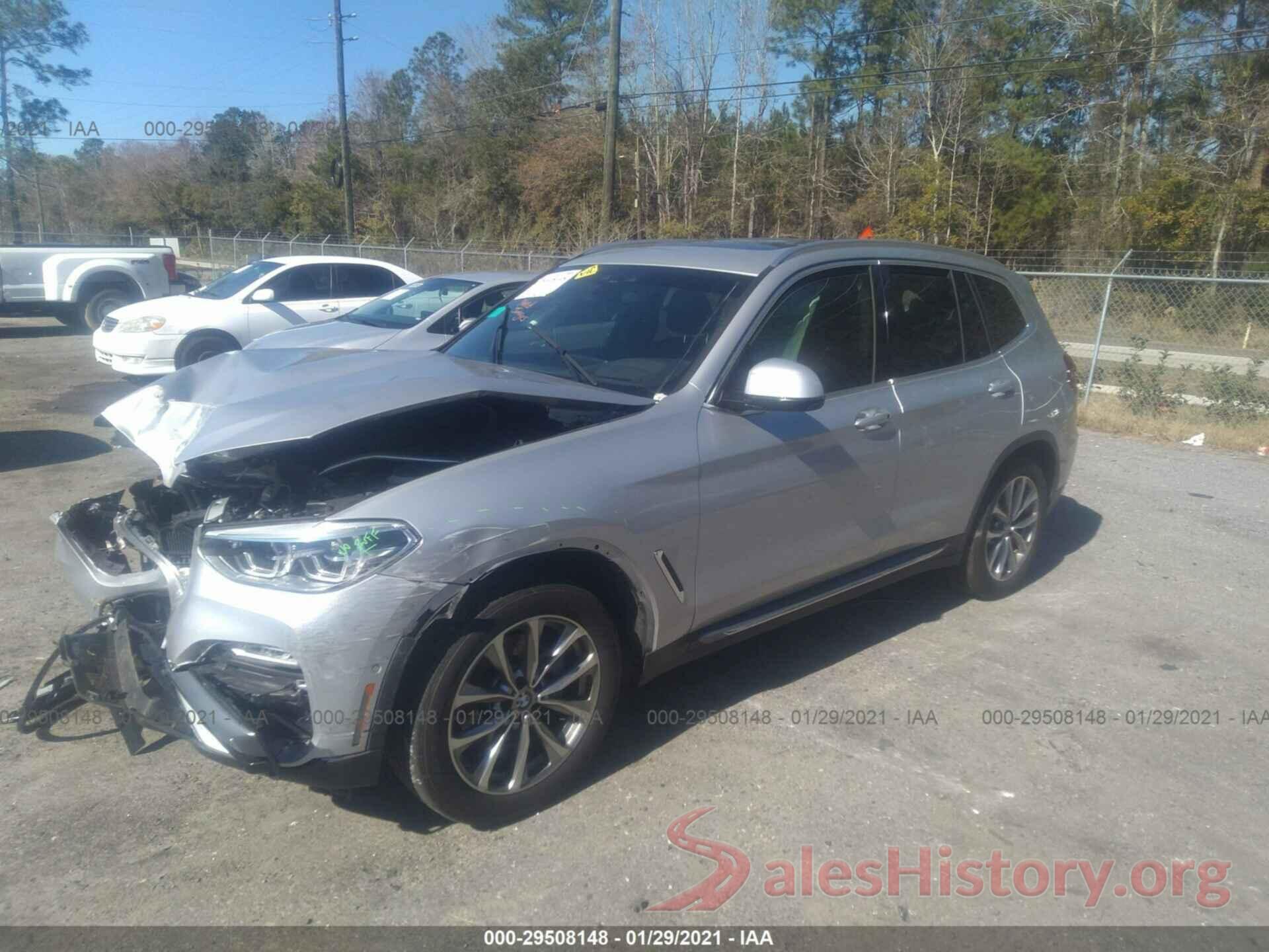 5UXTR7C50KLR44657 2019 BMW X3