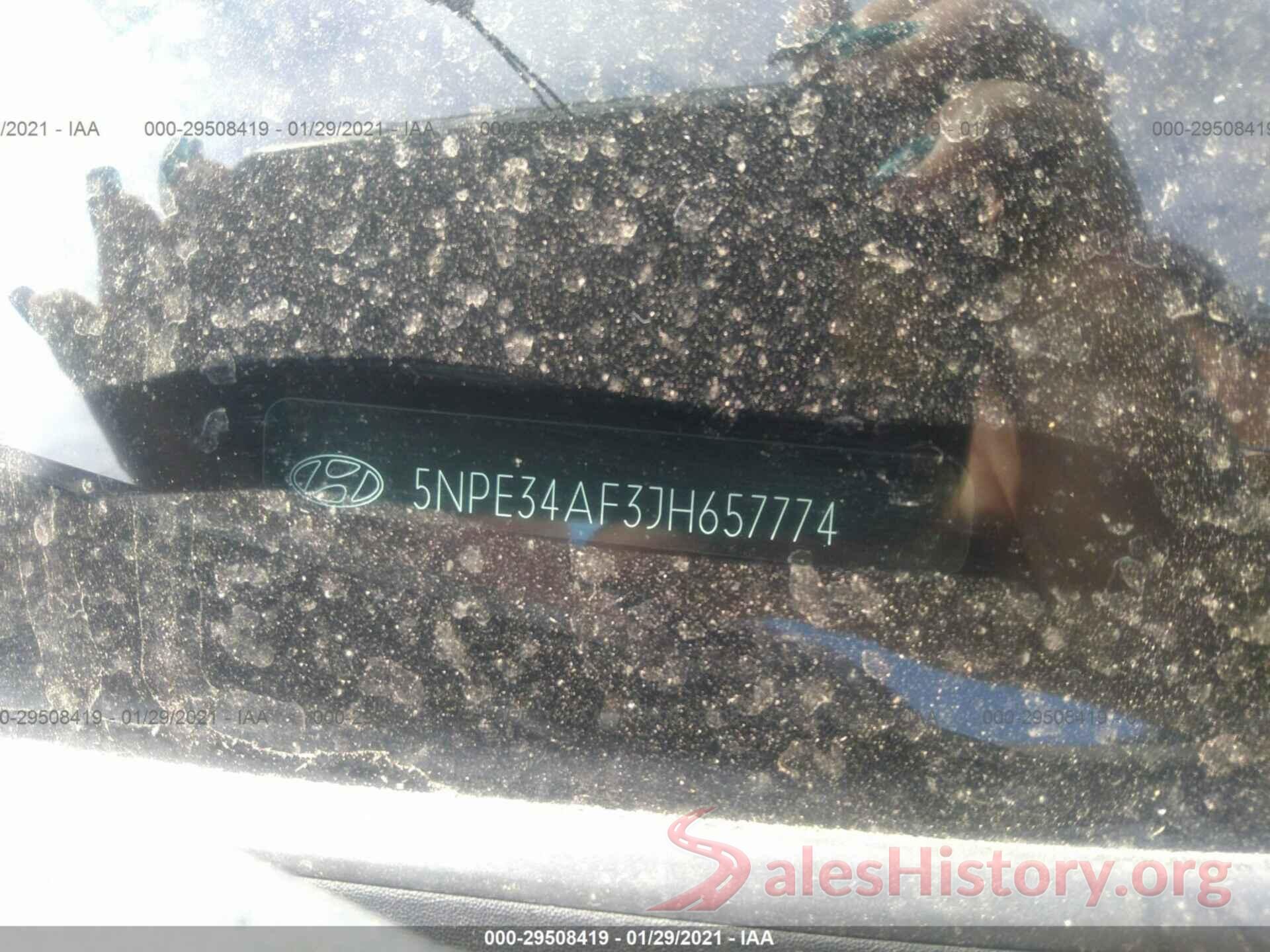 5NPE34AF3JH657774 2018 HYUNDAI SONATA