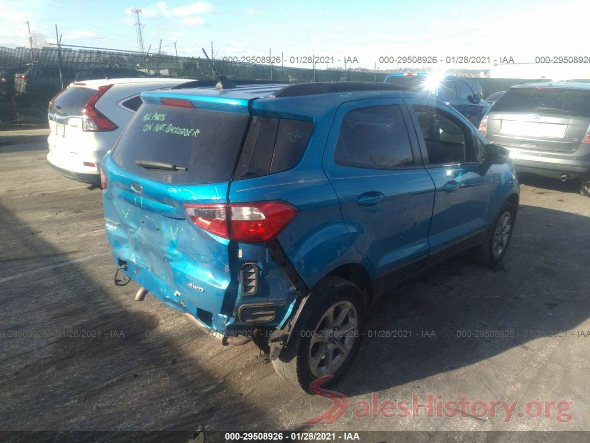 MAJ6S3GL2KC309658 2019 FORD ECOSPORT