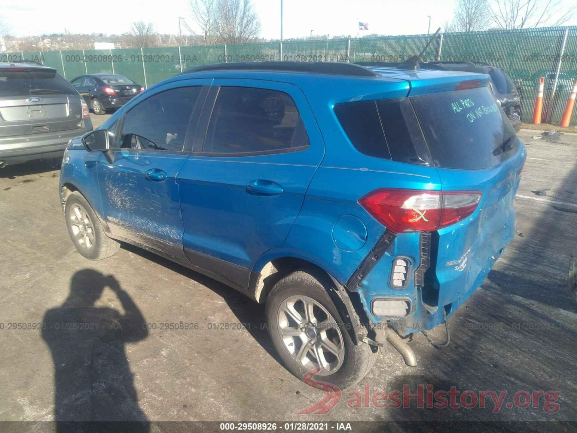 MAJ6S3GL2KC309658 2019 FORD ECOSPORT