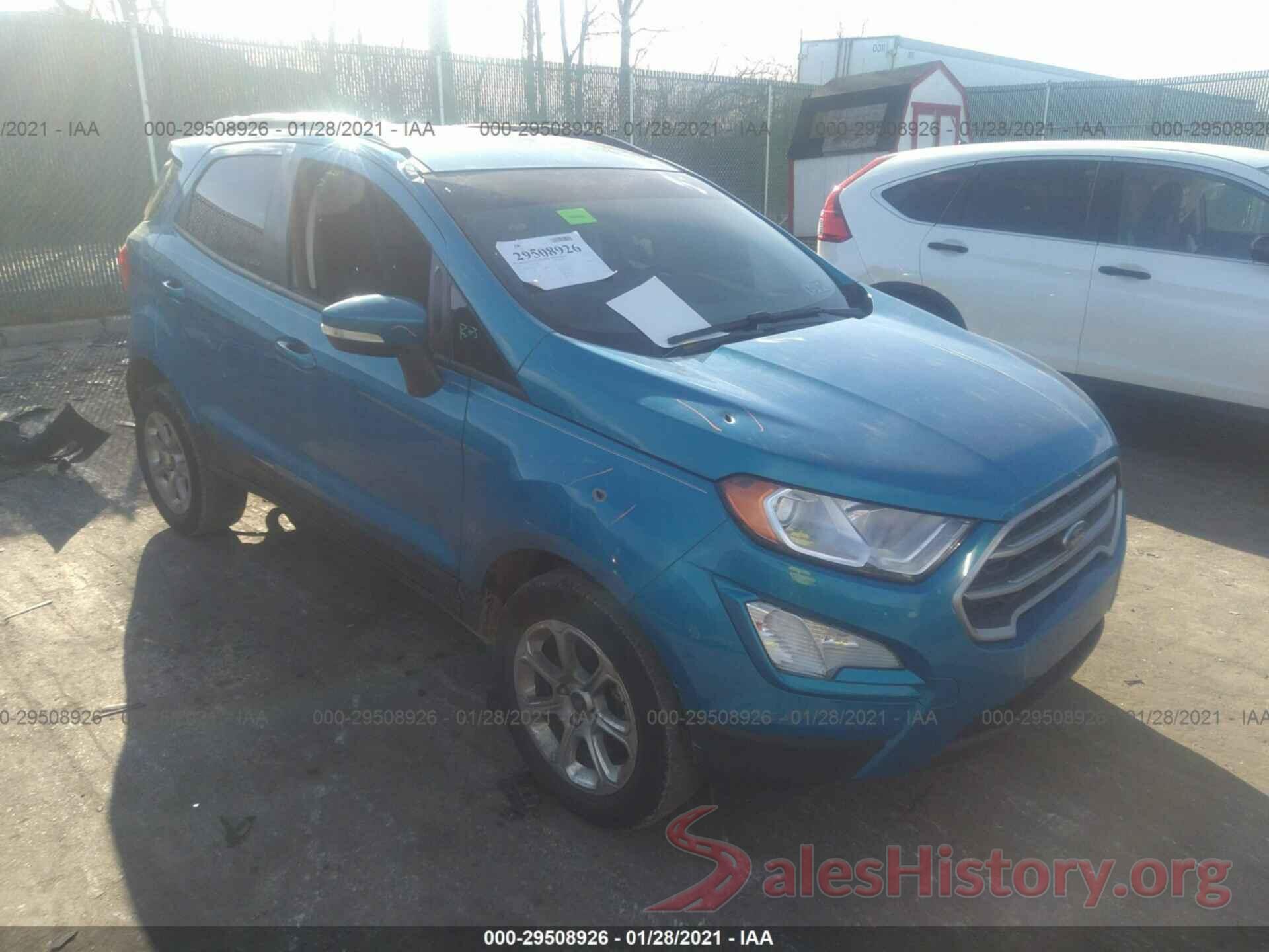 MAJ6S3GL2KC309658 2019 FORD ECOSPORT