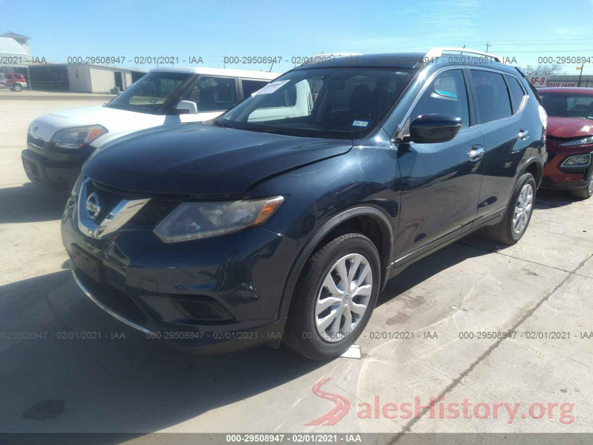 KNMAT2MT1GP624998 2016 NISSAN ROGUE