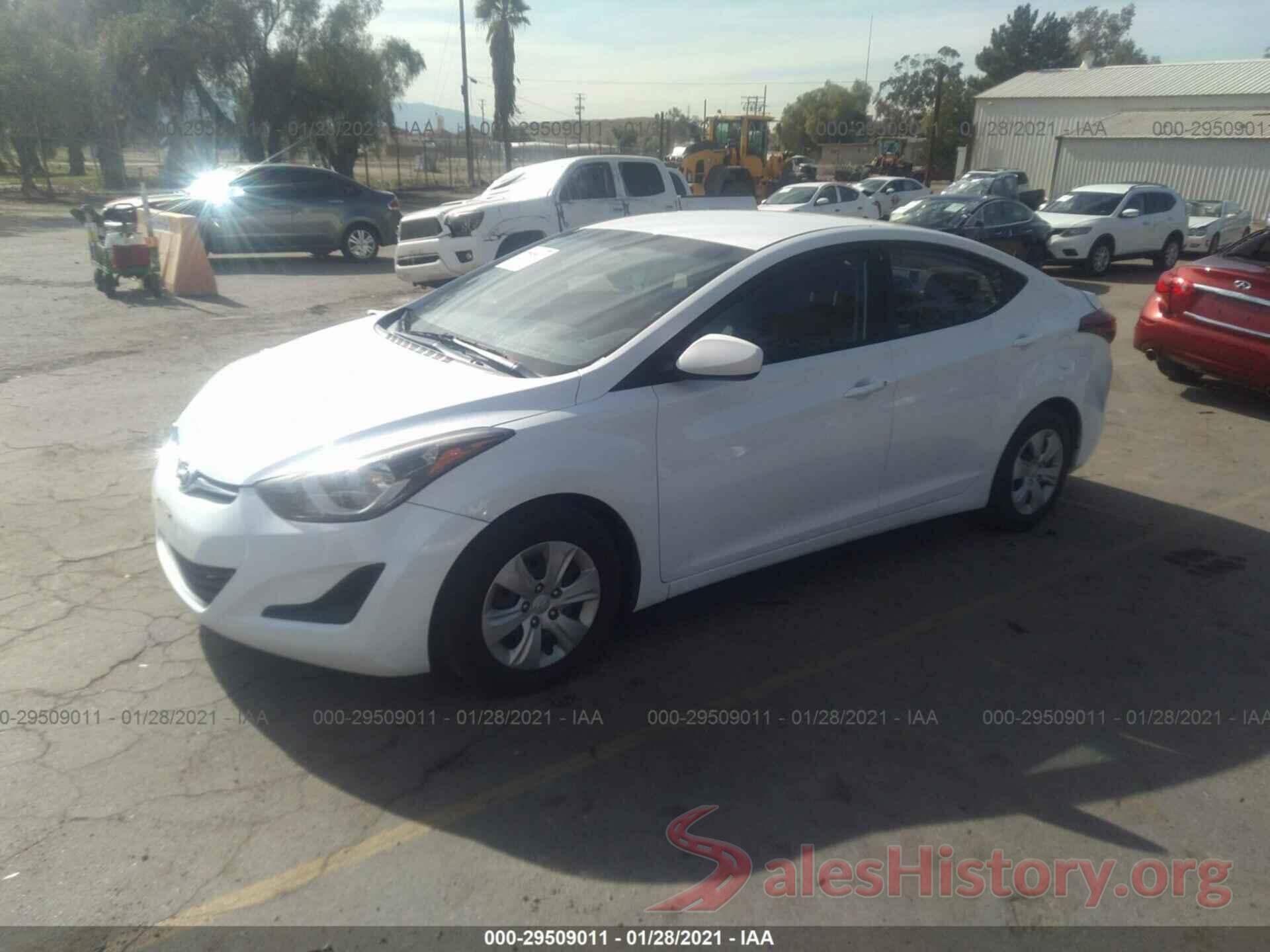 5NPDH4AE7GH699099 2016 HYUNDAI ELANTRA