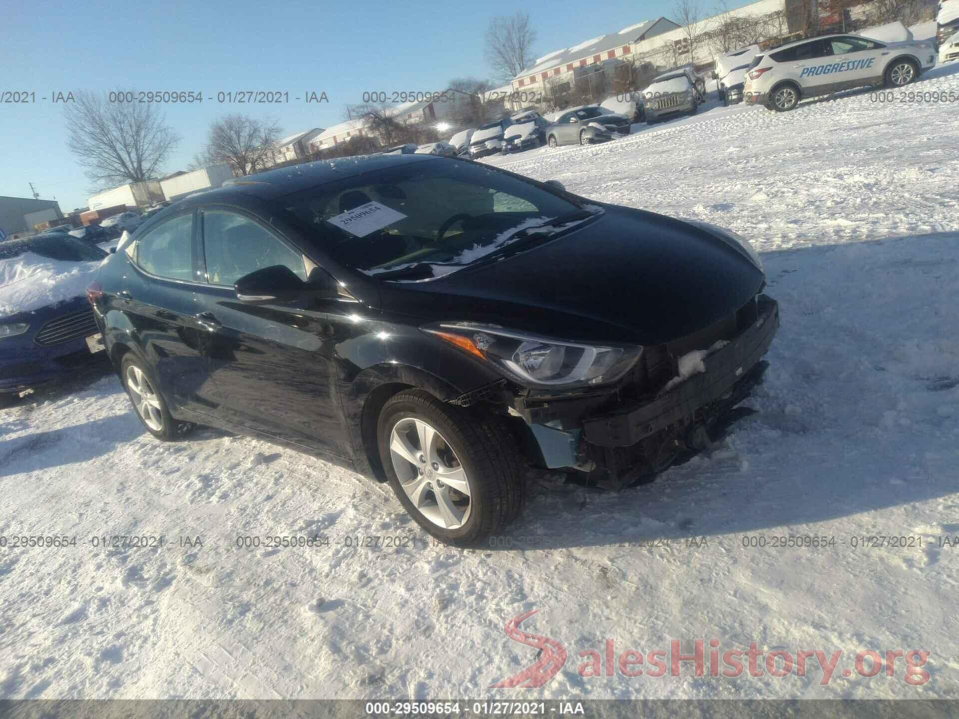 KMHDH4AE1GU607499 2016 HYUNDAI ELANTRA