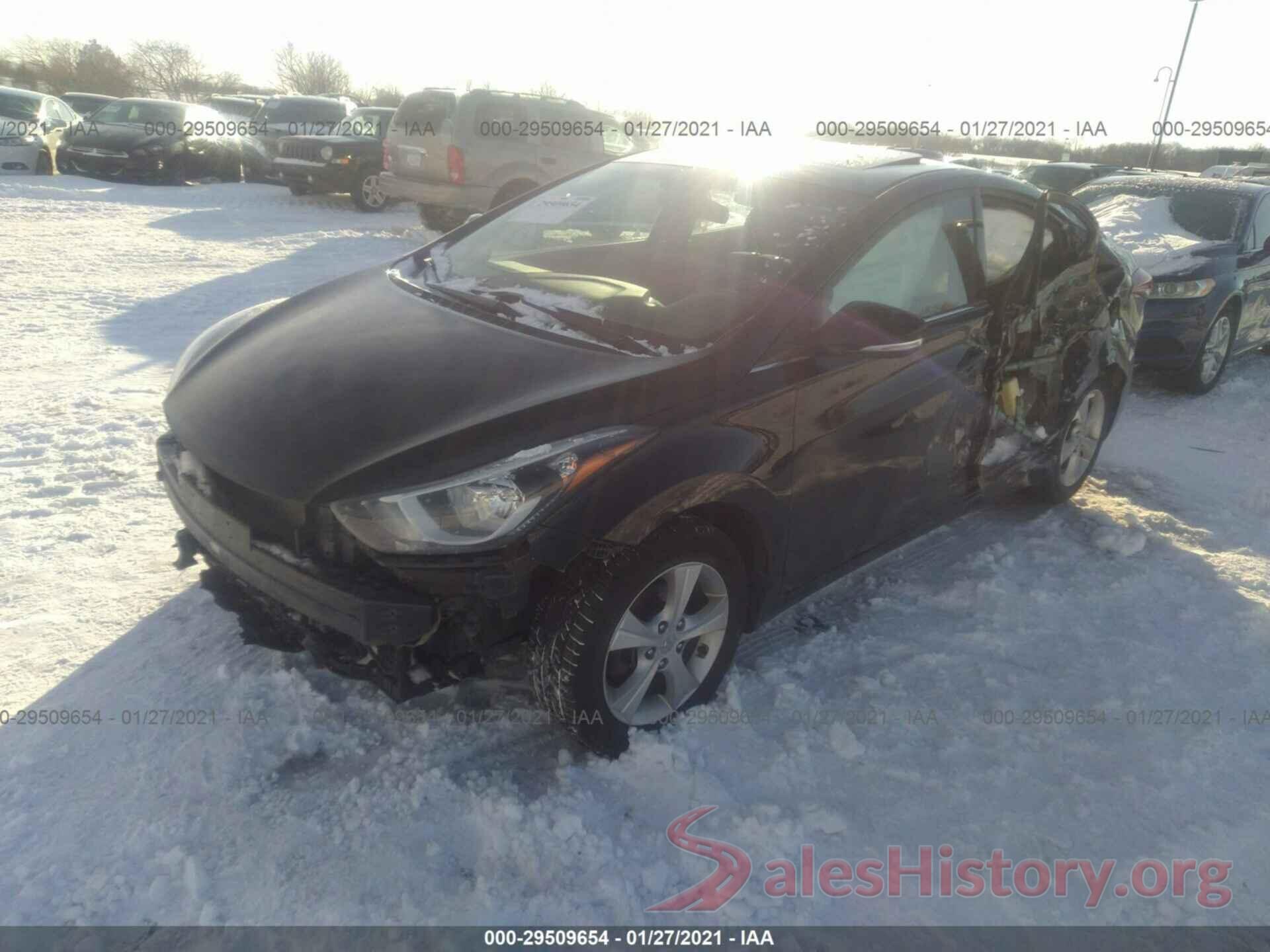 KMHDH4AE1GU607499 2016 HYUNDAI ELANTRA