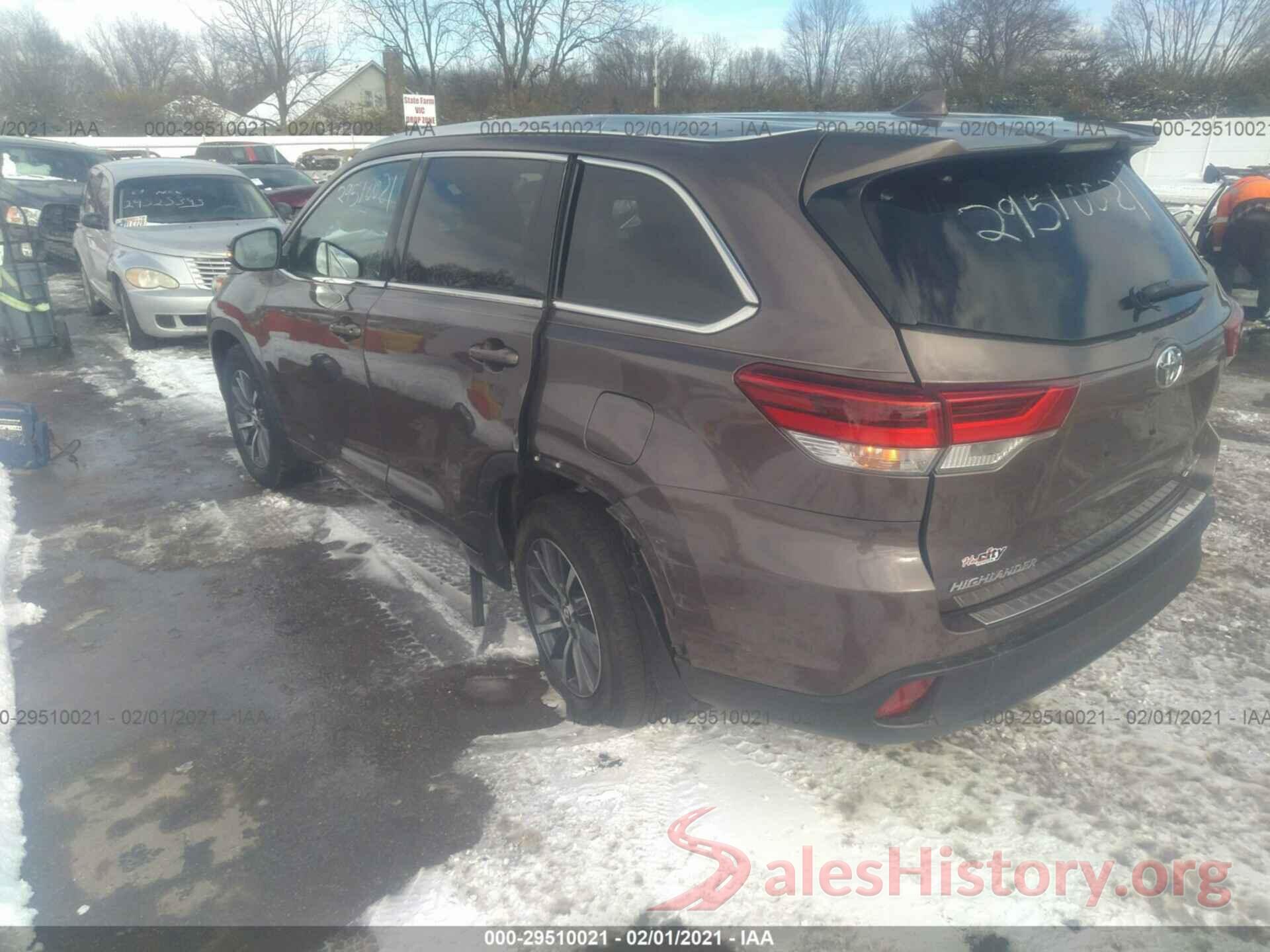 5TDJZRFH1HS438711 2017 TOYOTA HIGHLANDER