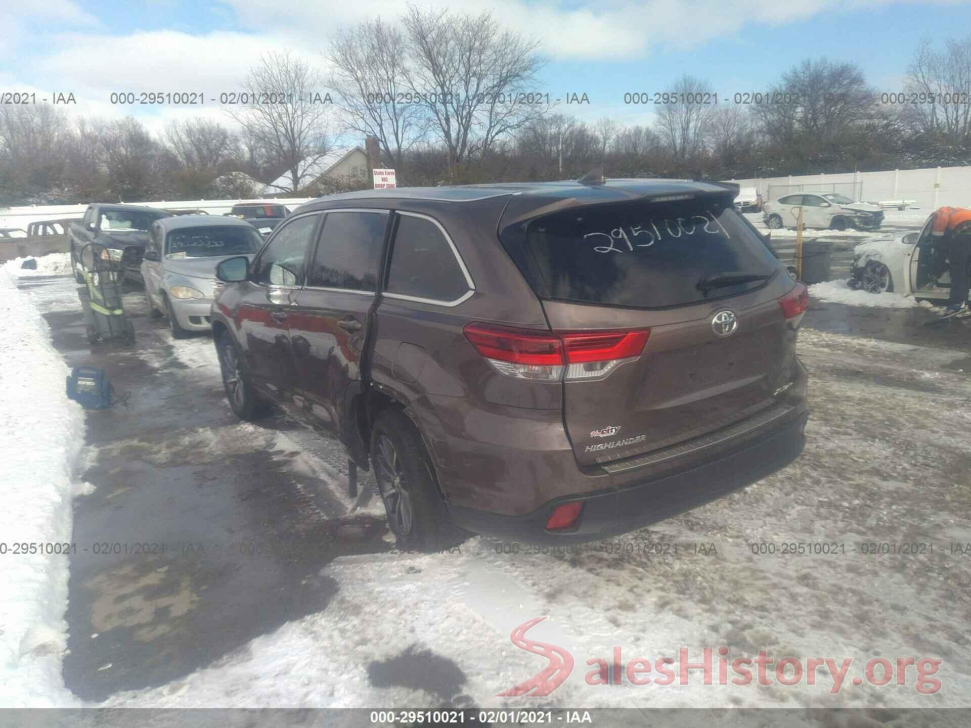 5TDJZRFH1HS438711 2017 TOYOTA HIGHLANDER