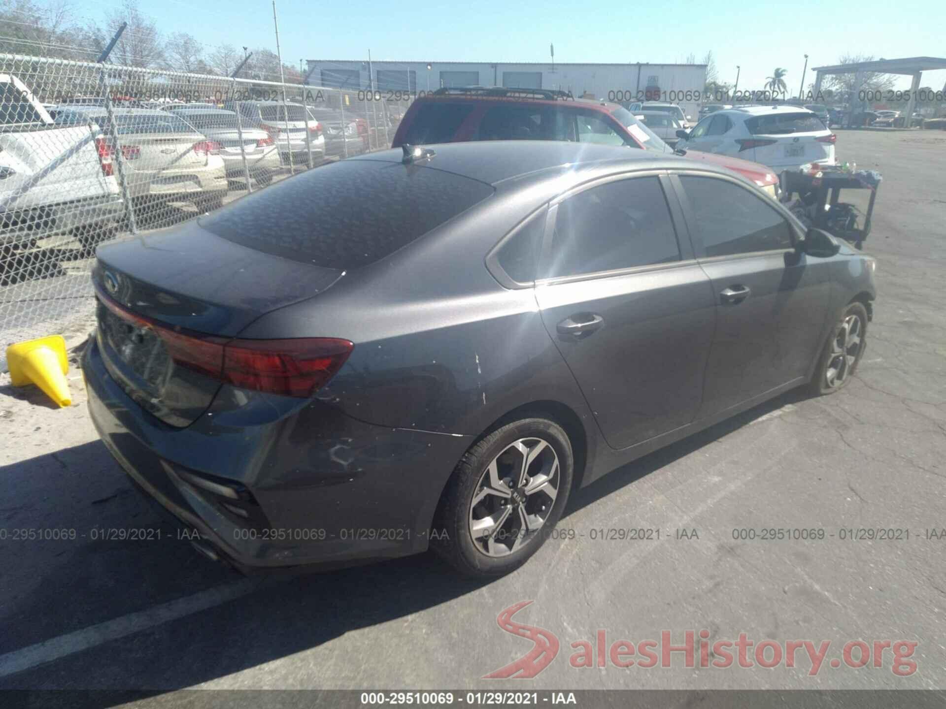 3KPF24ADXKE059922 2019 KIA FORTE