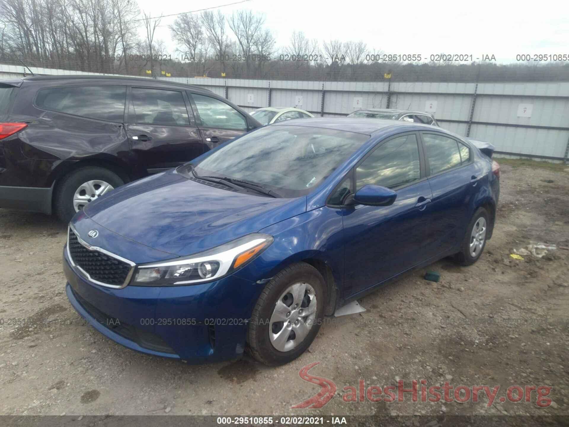 3KPFK4A77JE190220 2018 KIA FORTE