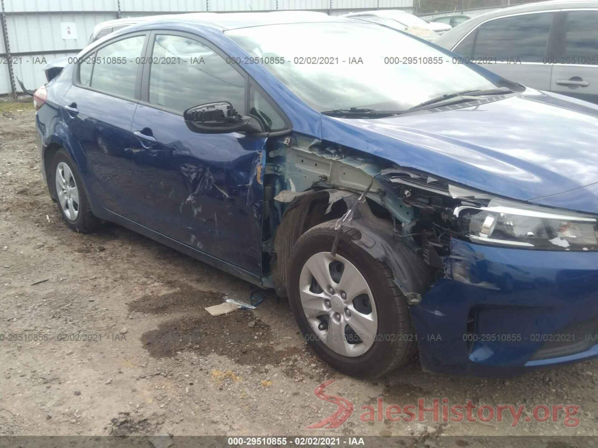 3KPFK4A77JE190220 2018 KIA FORTE