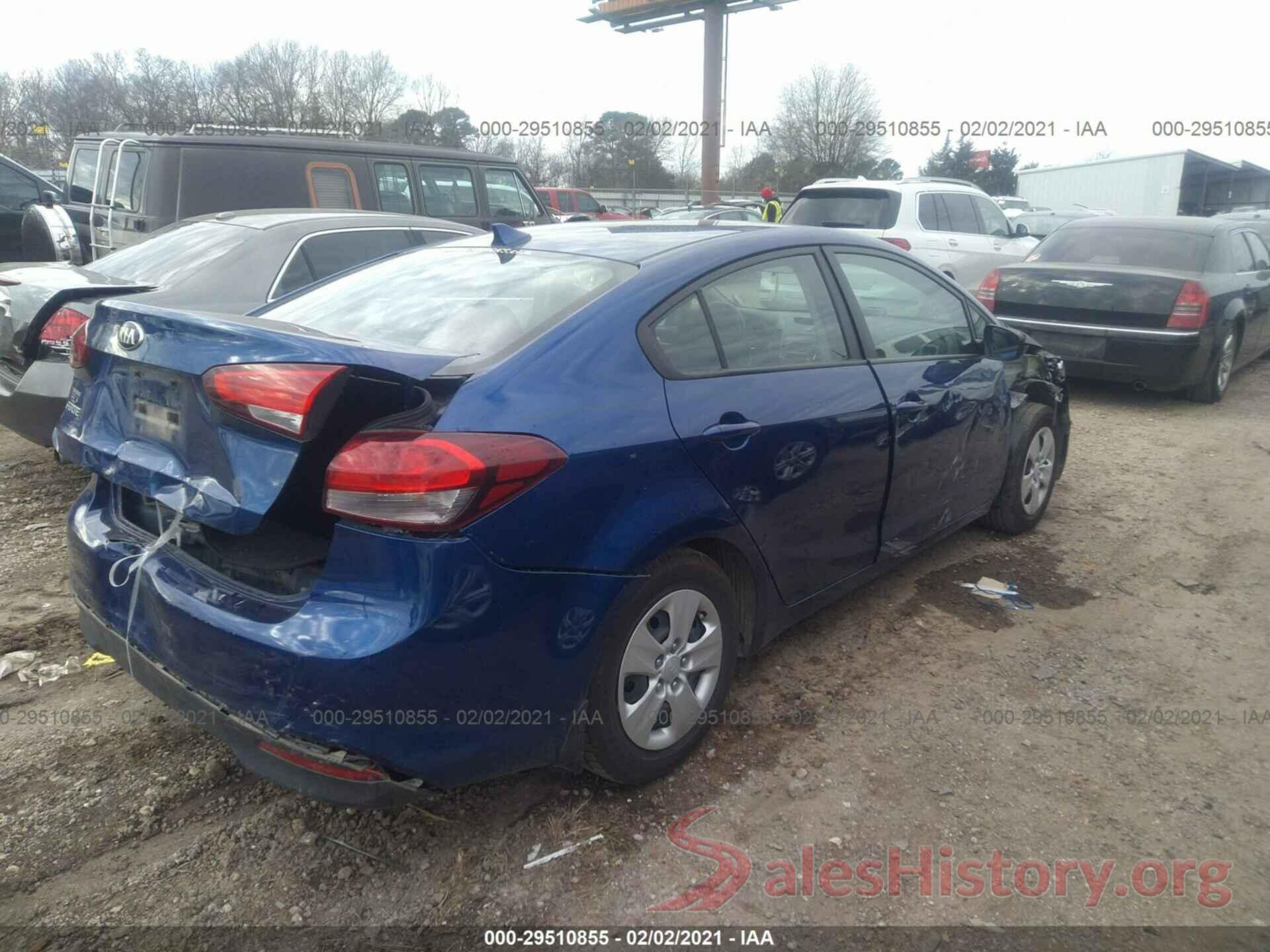 3KPFK4A77JE190220 2018 KIA FORTE