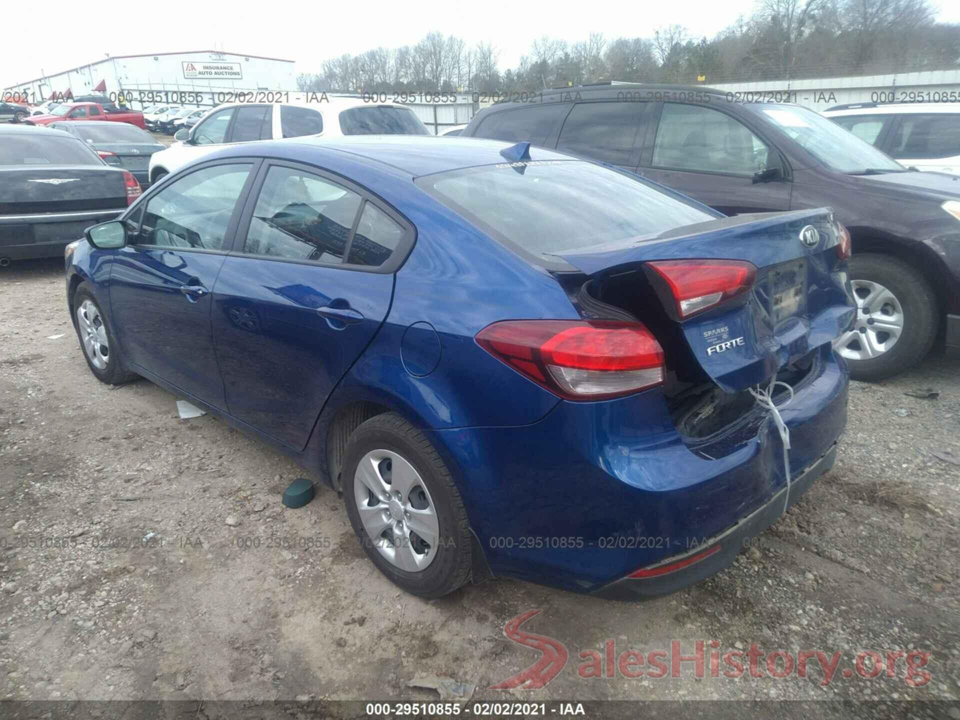 3KPFK4A77JE190220 2018 KIA FORTE