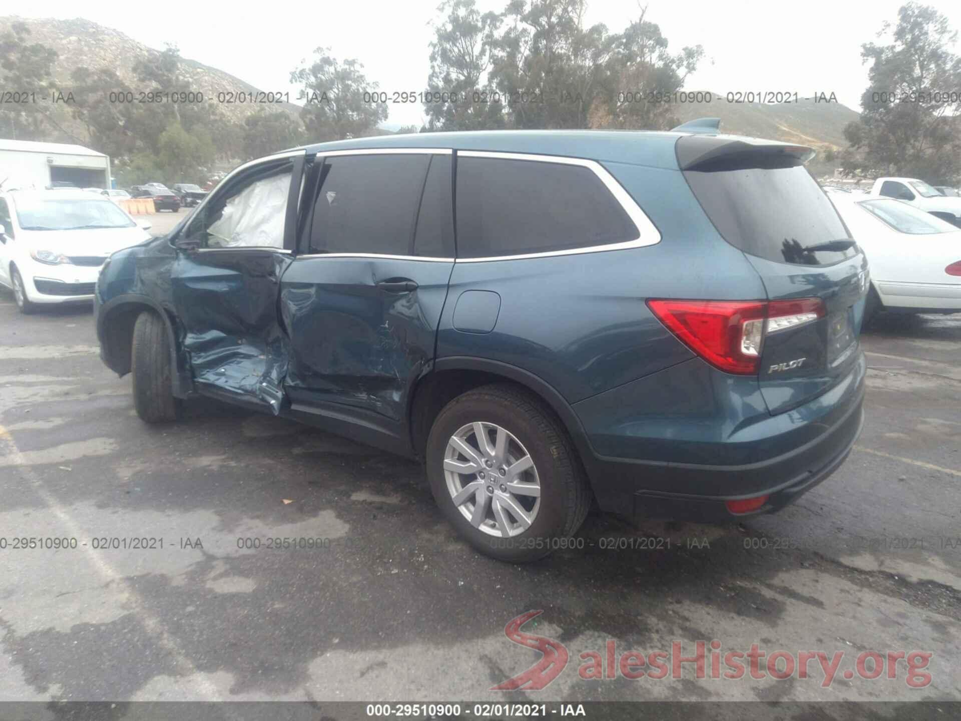 5FNYF5H11KB029944 2019 HONDA PILOT