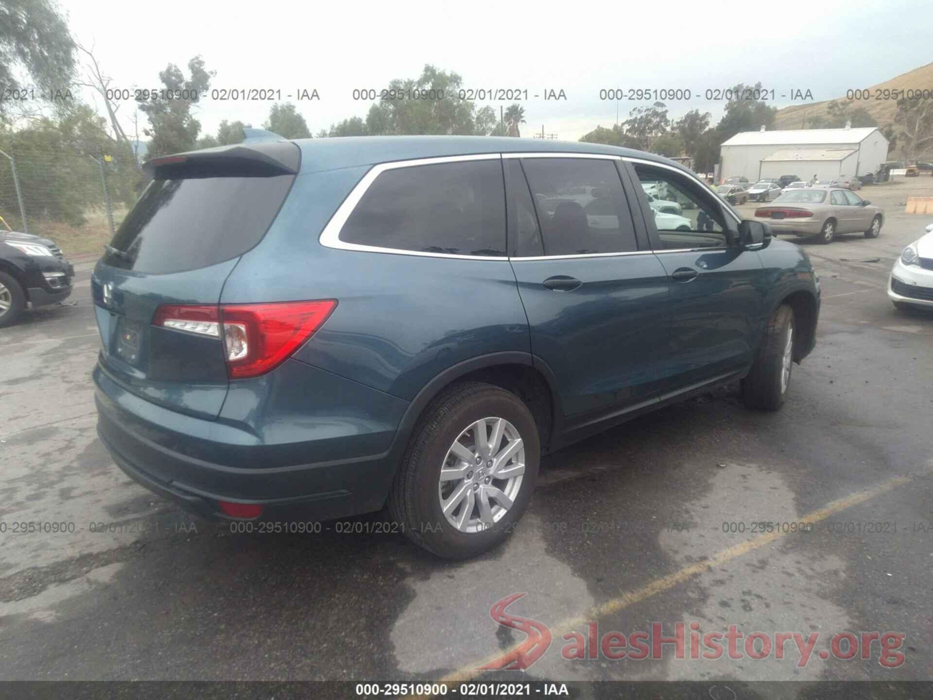 5FNYF5H11KB029944 2019 HONDA PILOT