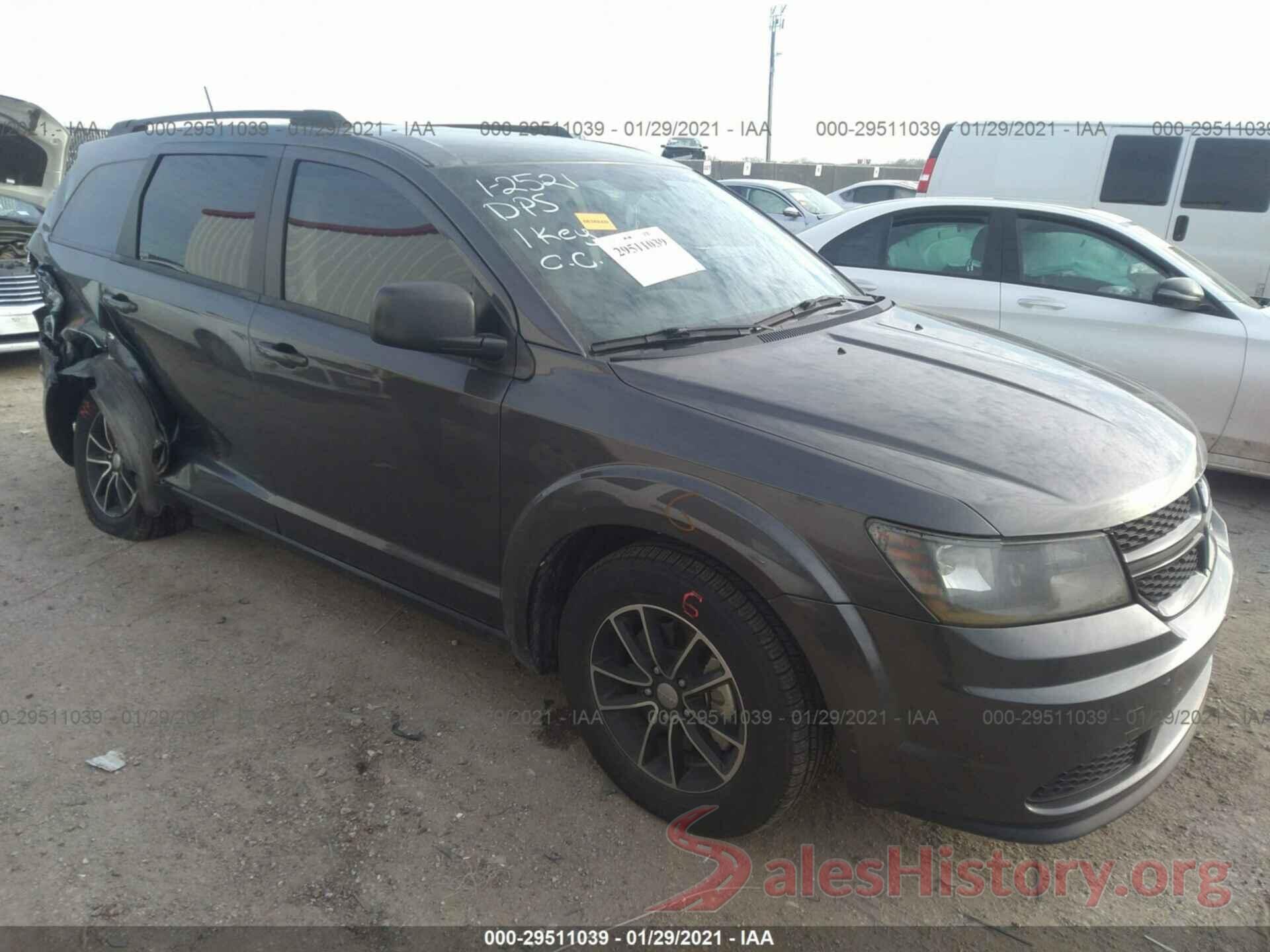 3C4PDCAB8HT637267 2017 DODGE JOURNEY