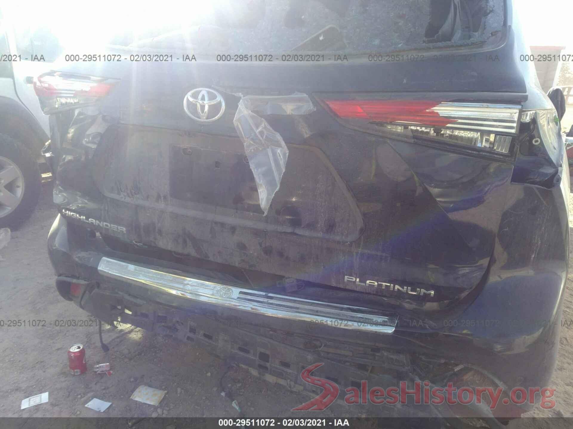 5TDFZRAH9LS010956 2020 TOYOTA HIGHLANDER